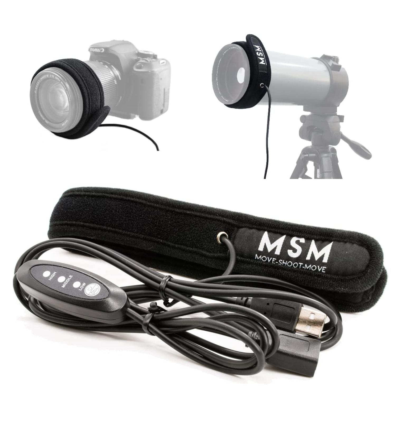 MOVE SHOOT MOVE Lens Warmer - Dew Heater for Telescopes & Cameras (4.26 Diameter) - Buy Online on GoSupps.com