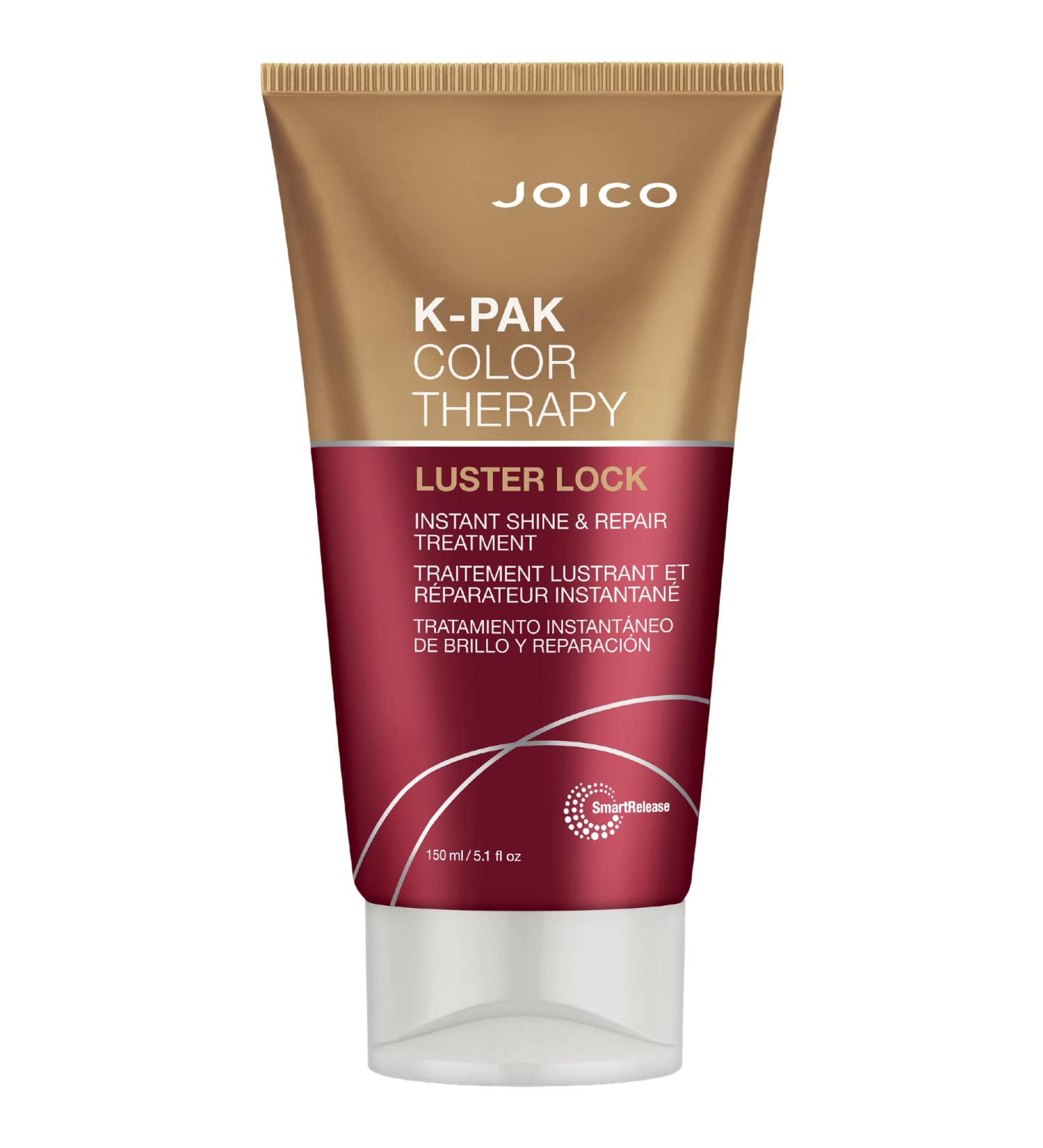 Joico K-PAK Color Therapy Luster Lock Instant Shine Treatment 5.1 oz | For Color-Treated Hair | Keratin & Argan Oil Formula for Vibrant Color & Repair - Buy Online on GoSupps.com