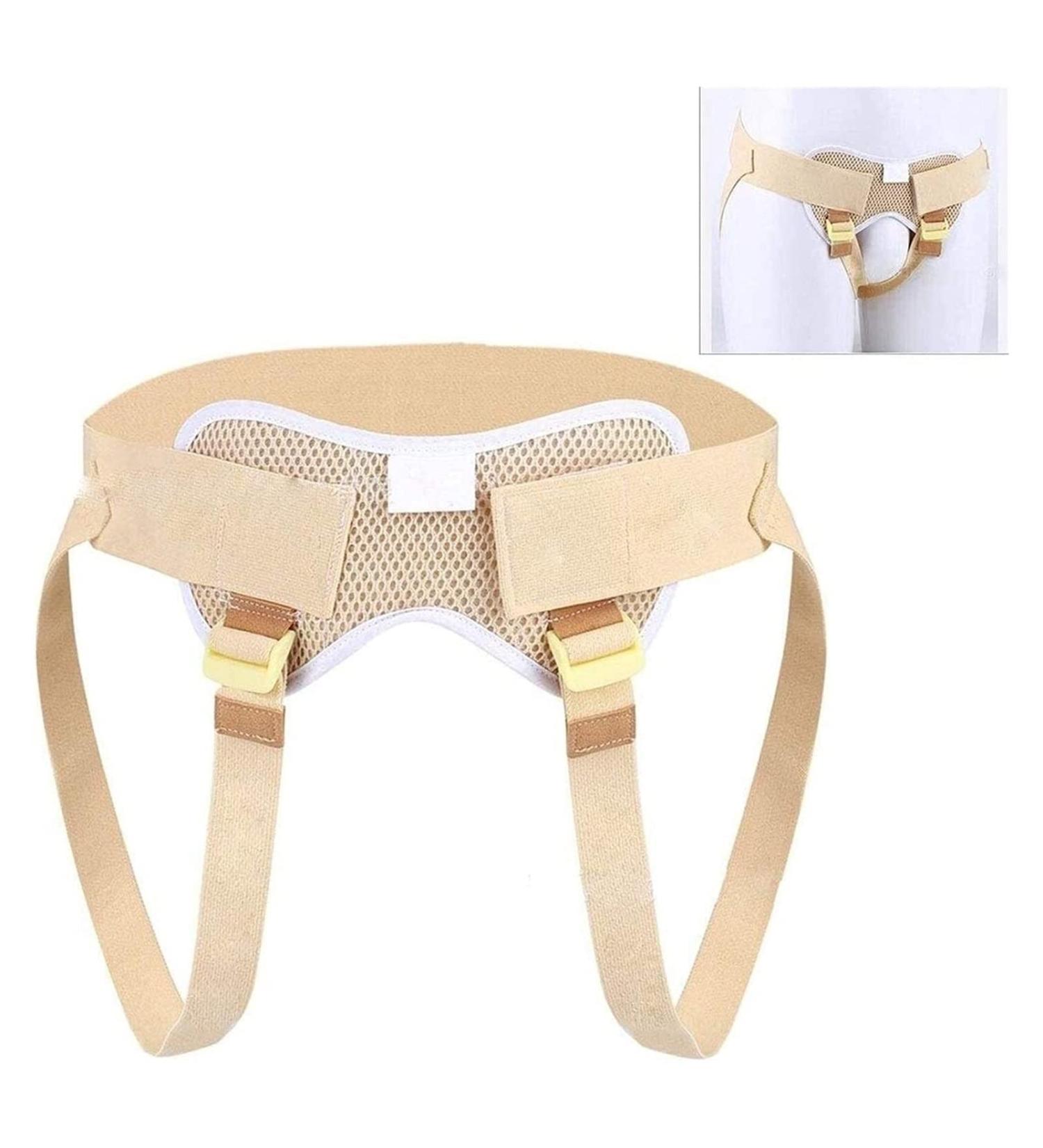 Adjustable Hernia Belts - Flexible & Stretchy Inguinal Support for Double Sports Hernia | Easy to Clean Durable - Shop Sizes S & L - Buy Online on GoSupps.com