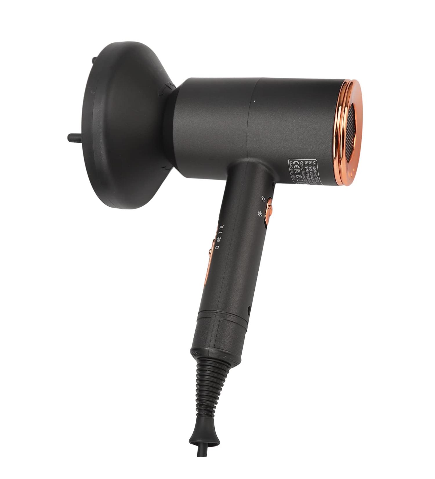 Hair Dryer with Diffuser Blow Dryer with Nozzle for Fast Drying Ionic Salon Hair Dryer High Power Ionic Low Radiation Constant Temperature Hair Blow Dryer (US Plug 110V) - Buy Online on GoSupps.com