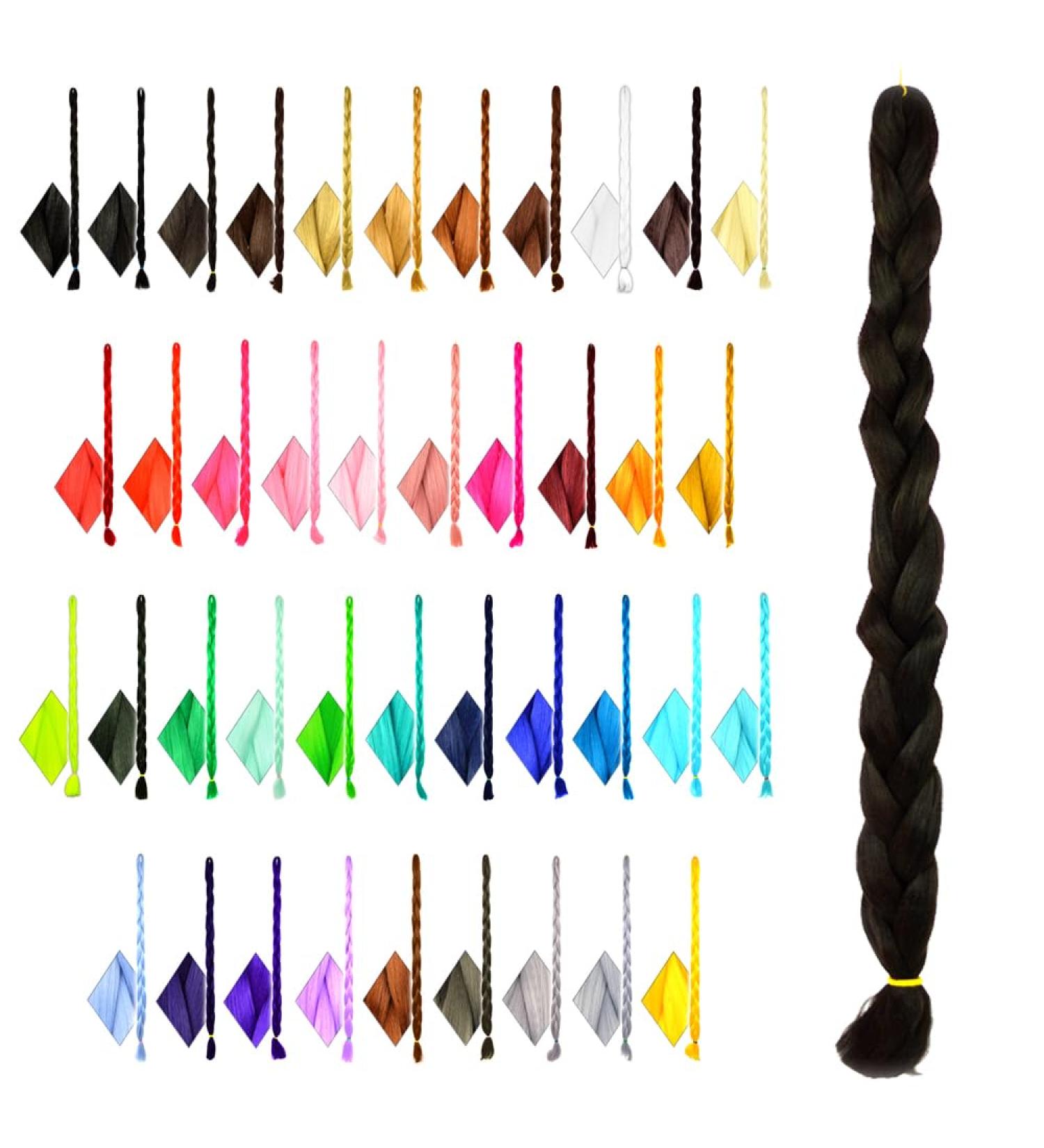 Premium 2m Mybraids - Colorful Braid Hair for Rasta Dreads Crochet & Box Braids | Art Hair Extensions & Hairstyles - Buy Online on GoSupps.com
