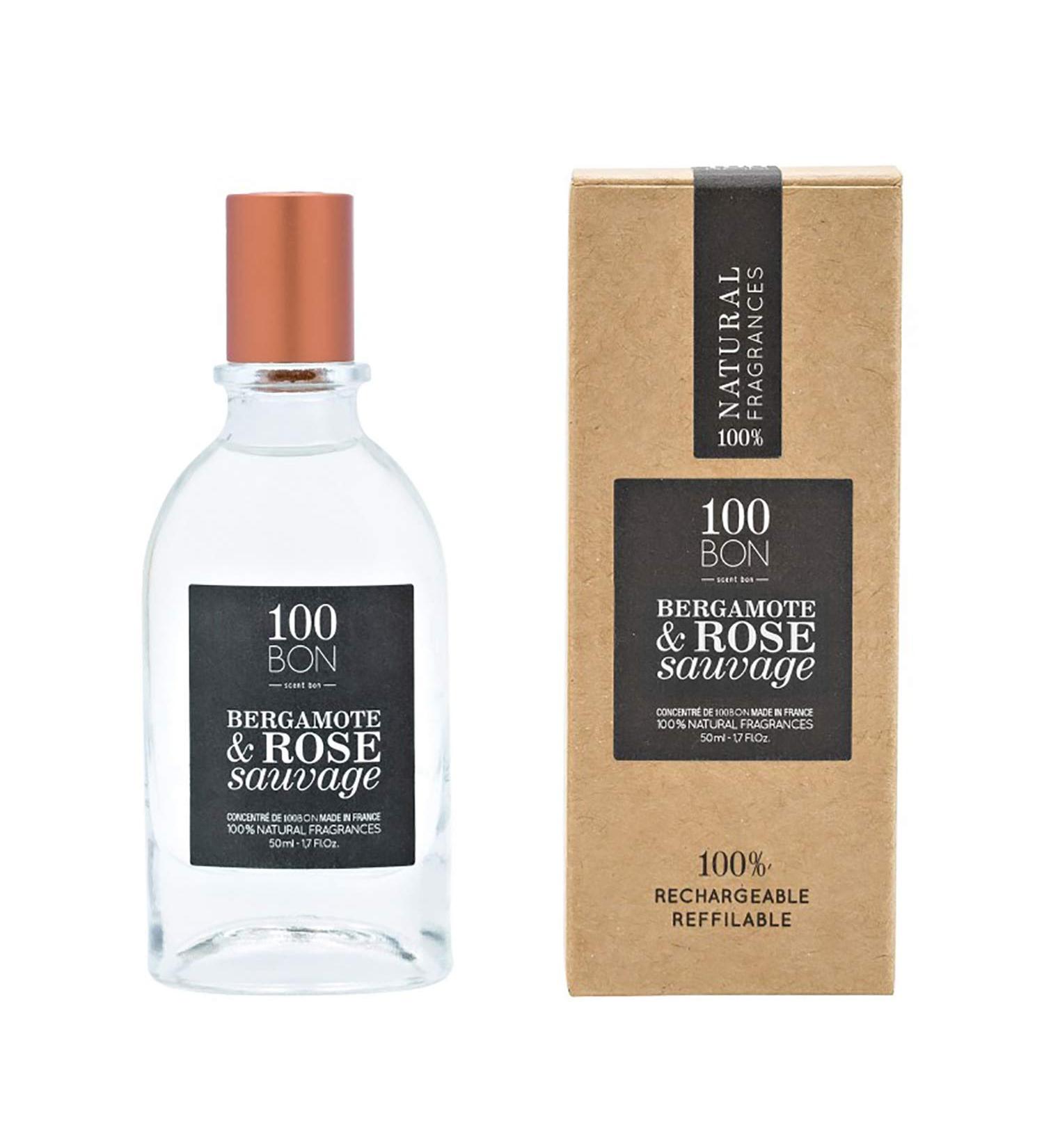 100BON Bergamote & Rose Sauvage Bergamot & Wild Rose Fragrance for Women&Men Invigorating Organic Fragrance with Spicy Citrus & Rose Water Fragrance - 100% Concentrate Fragrance Spray 1.7 Fl Oz Concentrate Fragrance 1.7 Fl Oz (Pack of 1) - Buy Online on GoSupps.com