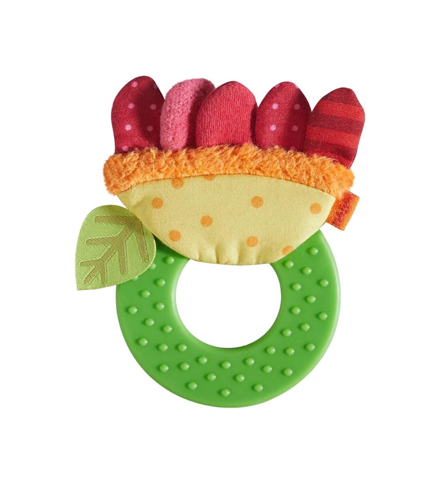 HABA Teether Chomp Champ Flower Teether - Soft Baby Activity Toy - Buy Online on GoSupps.com