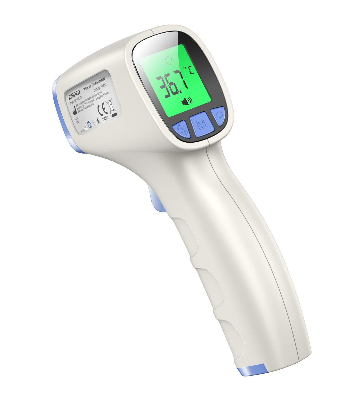 Jumper Medical Forehead Thermometer - Non Contact, Instant Reading for Kids and Adults (Sky Blue) - Buy Online on GoSupps.com
