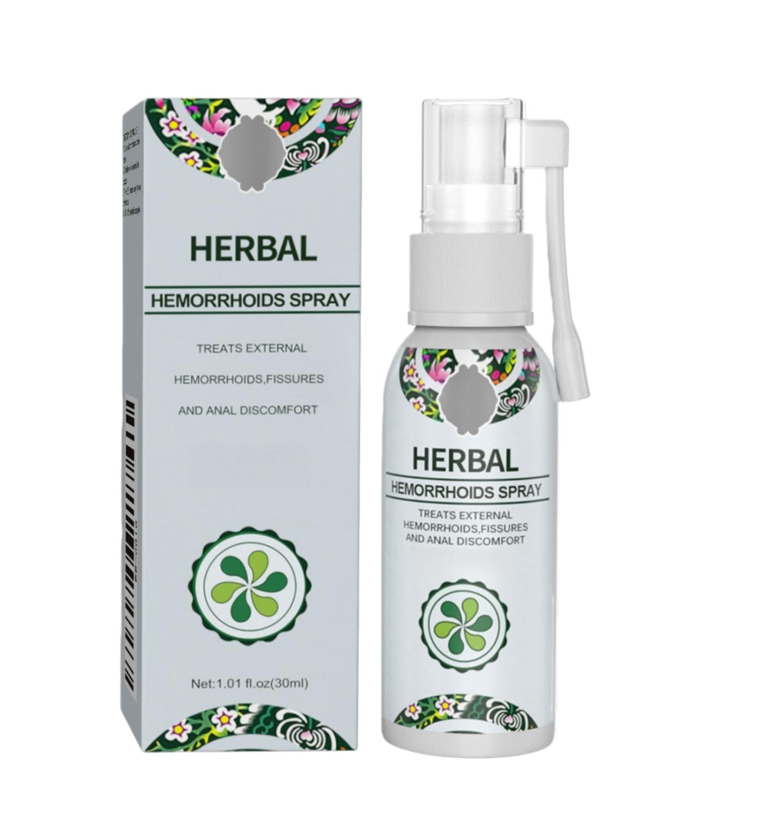 Herbal Hemorrhoid Care Kit Soothing Spray & Anal Comfort Cream Hemorrhoid Support for Burning Itching & Swelling Sensitive Skin Friendly - Buy Online on GoSupps.com