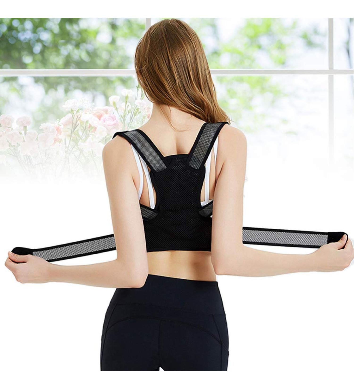 Healifty Adjustable Orthodontic Belt & Clavicle Support - Posture Correction Hunchback Brace for Kids - Elastic Shoulder Pads - Buy Online on GoSupps.com