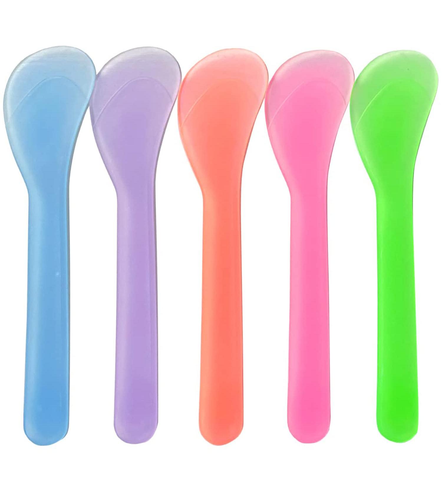 100 Pcs Plastic Cosmetic Spatula - Disposable Makeup Tools for Mixing and Sampling - Buy Online on GoSupps.com