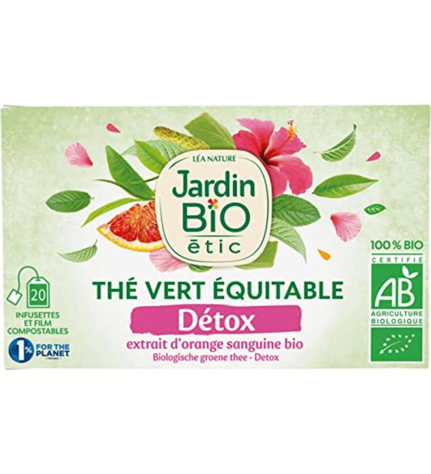 Jardin BiO tic Green Tea Detox 20 Sachets Organic 30 g
