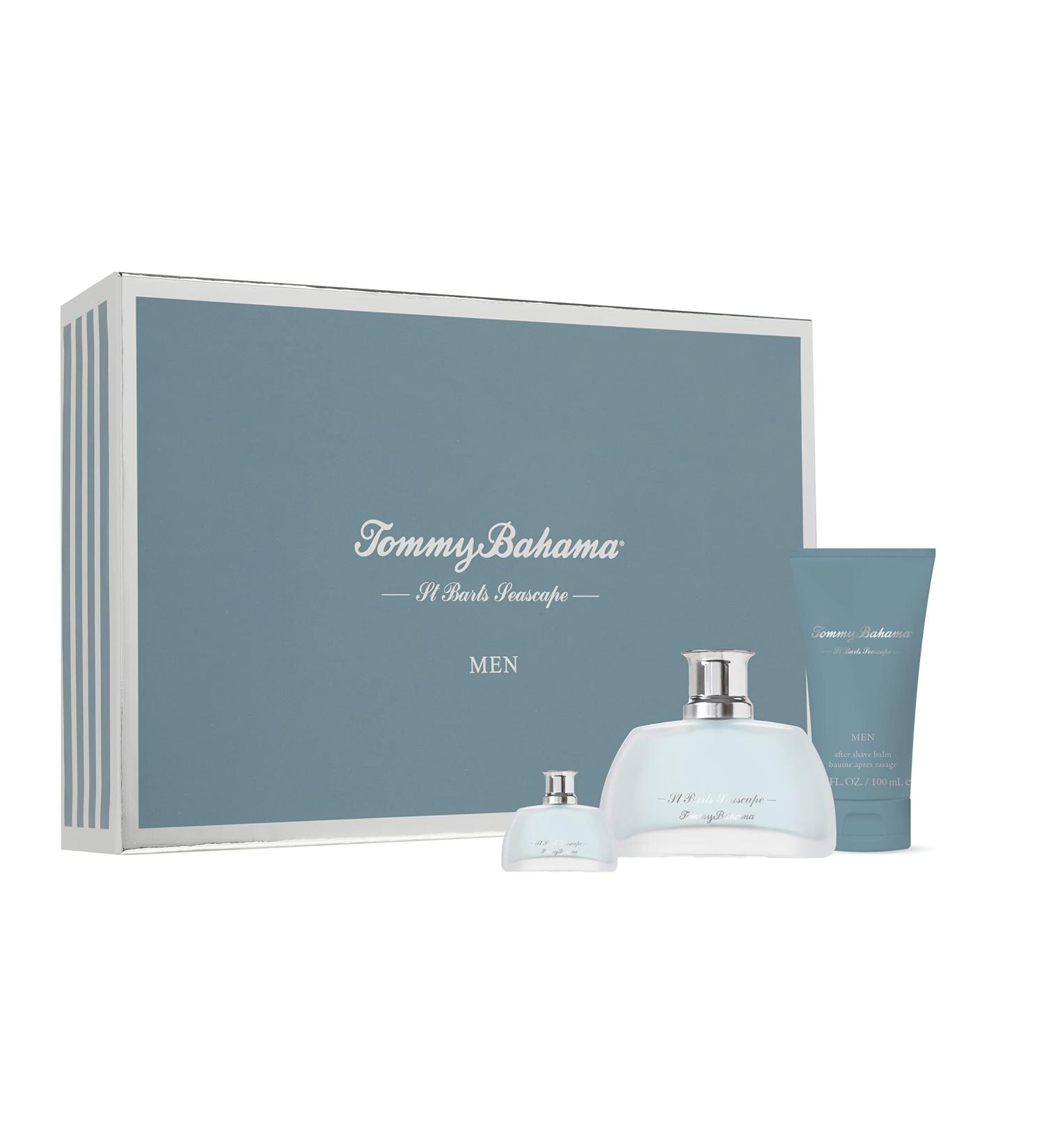 Tommy Bahama St. Bart's Seascape Eau de Cologne for Men 3 Pc Set - EDP + Travel Size + After Shave Balm - Buy Online on GoSupps.com