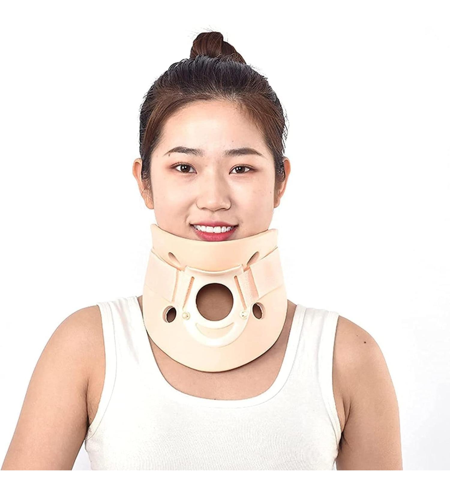 Jlasdr Neck Protection Brace | Ergonomic Cervical Support Collar for Neck Pain Relief & Posture Correction - Medium Size - Buy Online on GoSupps.com