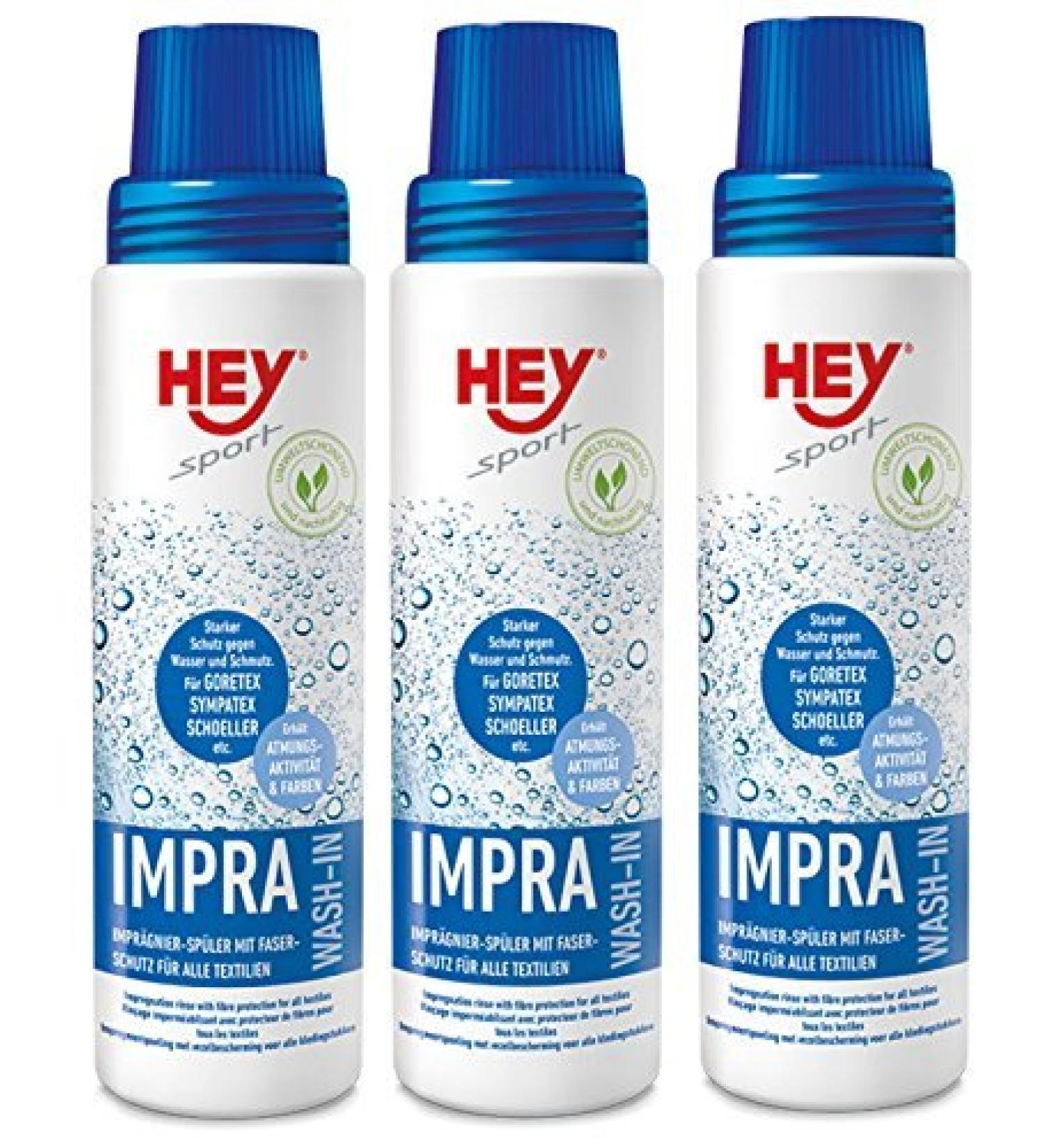 Hey Sport waterproofing agent - pack of 3 (3 x 250ml)