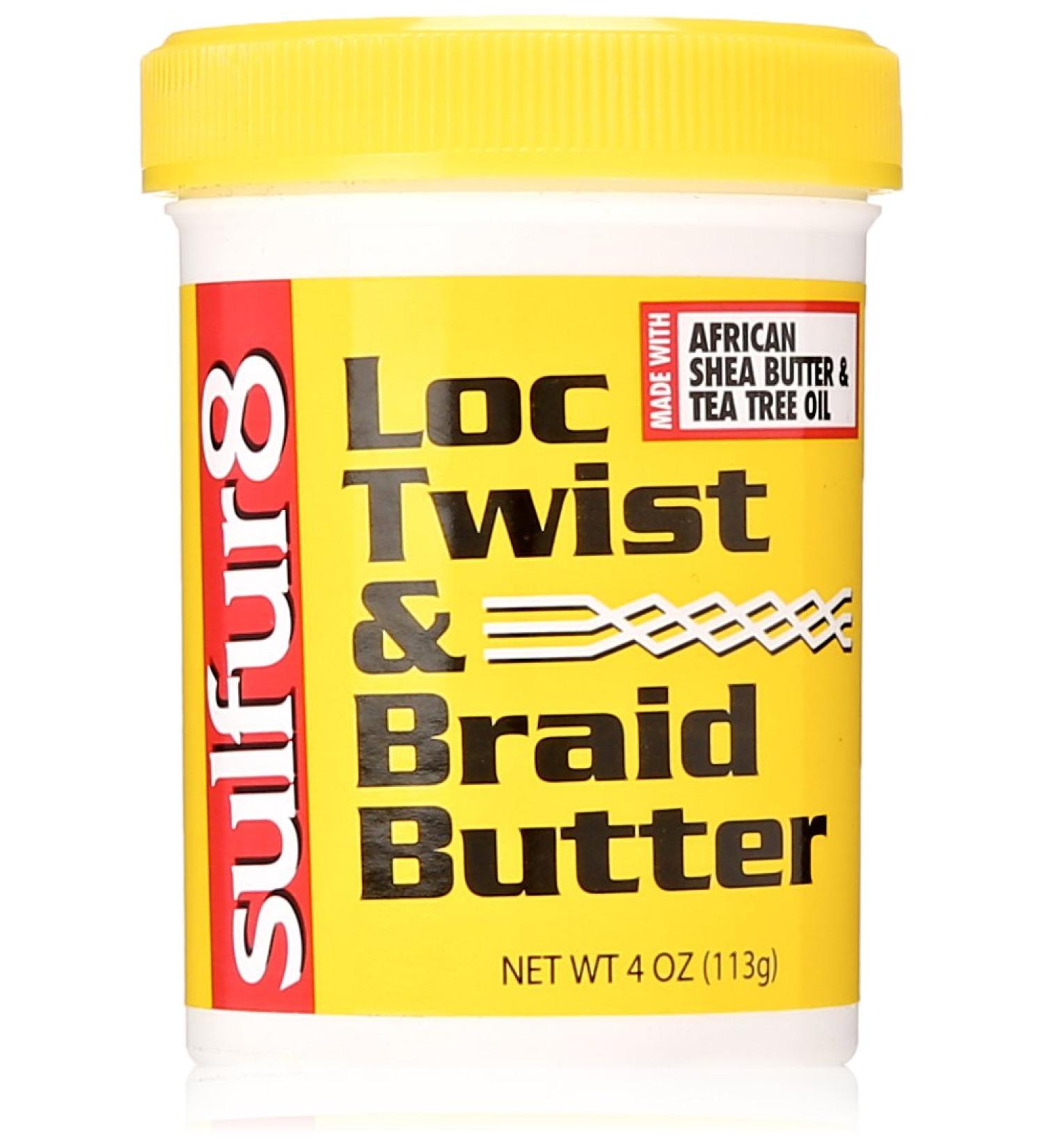 Sulfur8 Loc Twist and Braid Butter 4oz | Moisturizing Hair Cream - Buy Online on GoSupps.com