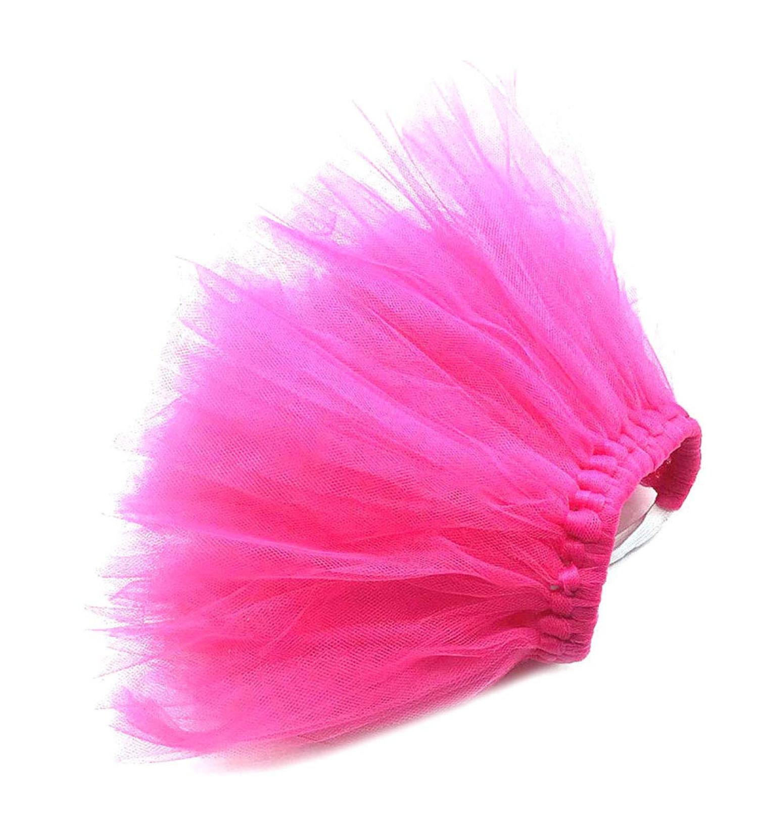 Aivtalk Dog Tutu Dress & Cat Costume | Festive Solid Color Tulle Skirt for Small Pets - Rose Red - Buy Online on GoSupps.com