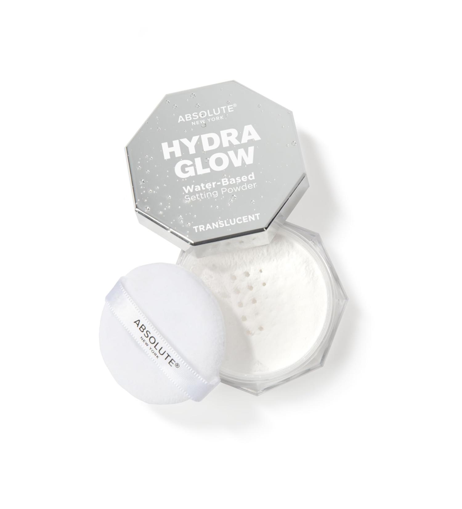 Absolute New York Hydra Glow Collection Moisturizer and Primer, 4-in-1 Mist, Water Based Setting Powder (MFHG03 Translucent Setting Powder) - Buy Online on GoSupps.com