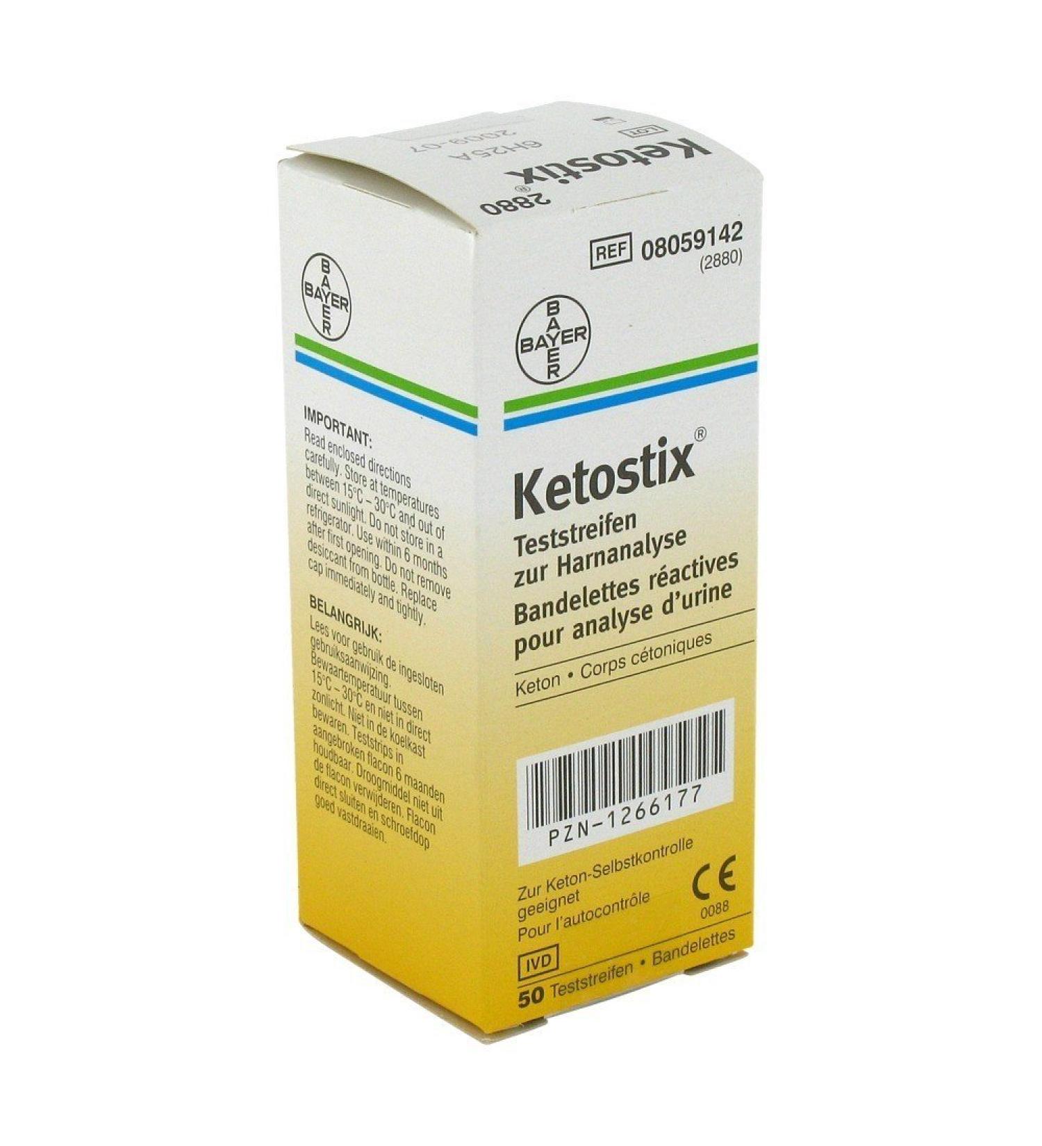 Buy Ketostix 50 Pieces - Fast International Shipping | Top Quality Keto Test Strips - Buy Online on GoSupps.com