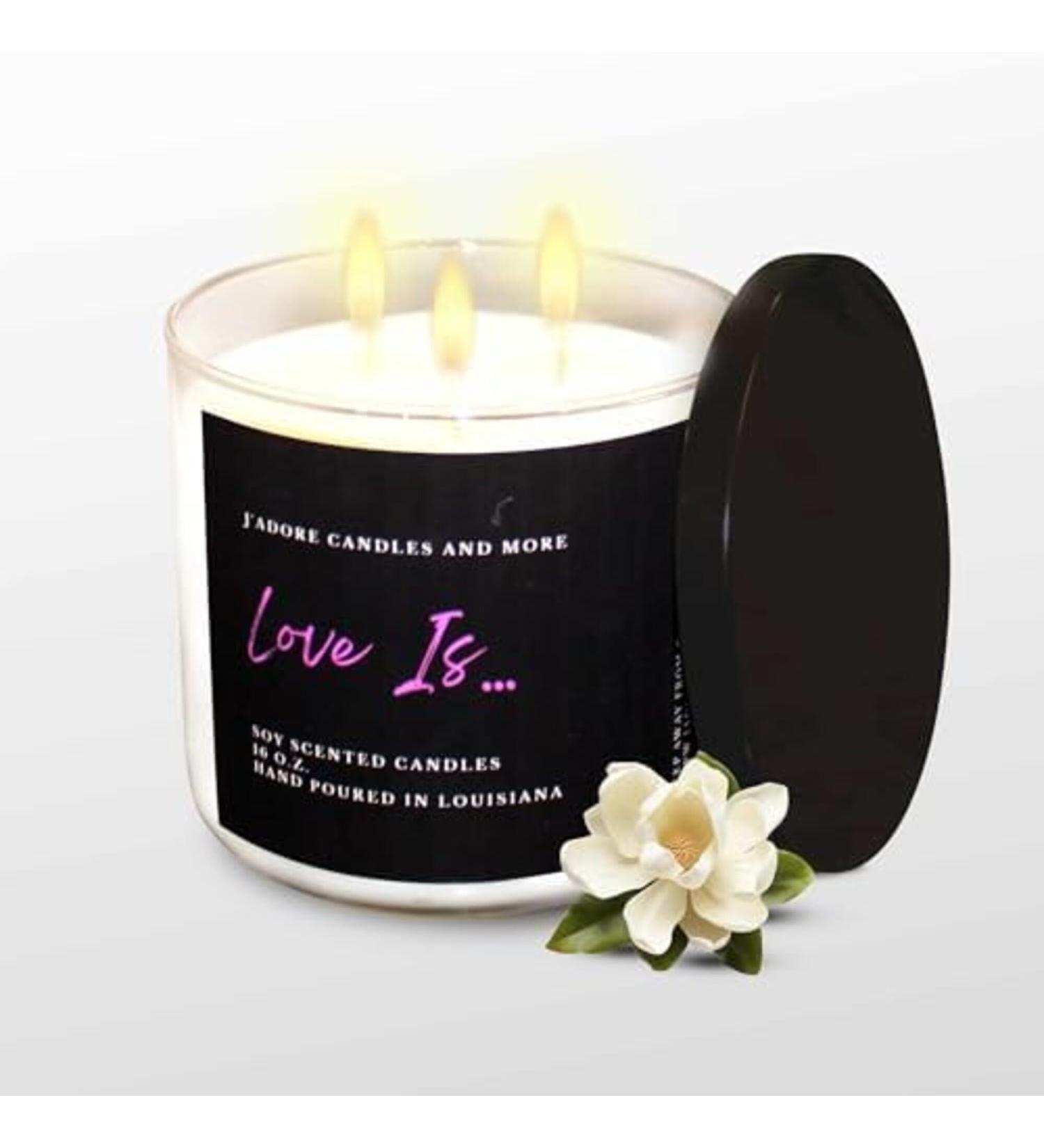 100% Soy Candles Clearance - Hand Poured Aromatherapy Candle (16 Oz) | Essential Oil Scented | 70-Hour Burn Time | Perfect Gift for Men & Women (Love is - Buy Online on GoSupps.com