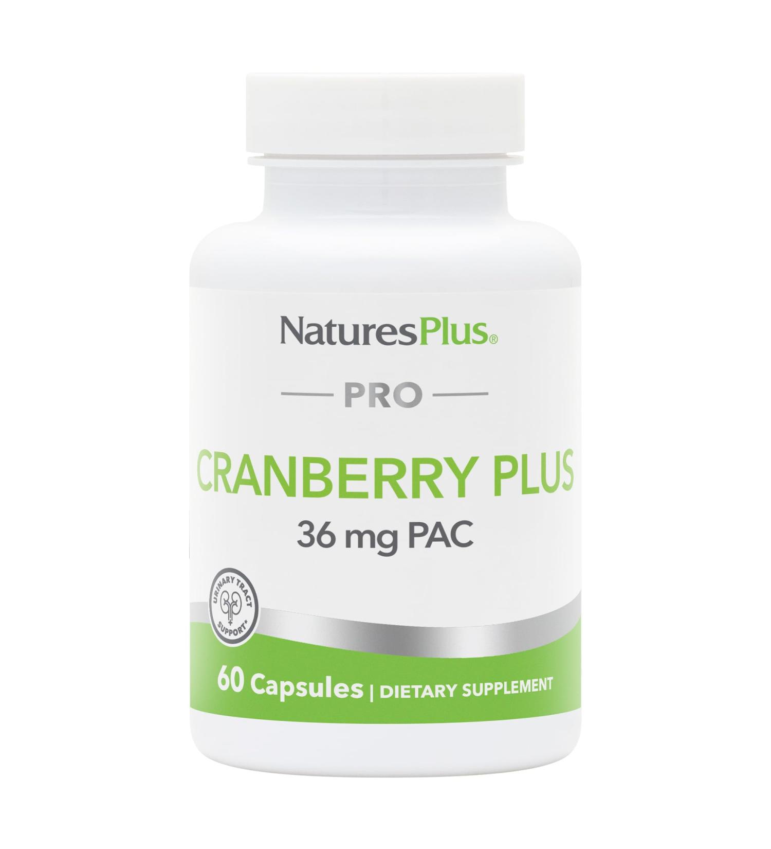 NaturesPlus PRO Cranberry Plus - 60 Capsules - Non-GMO Gluten Free - 60 Servings - Buy Online on GoSupps.com