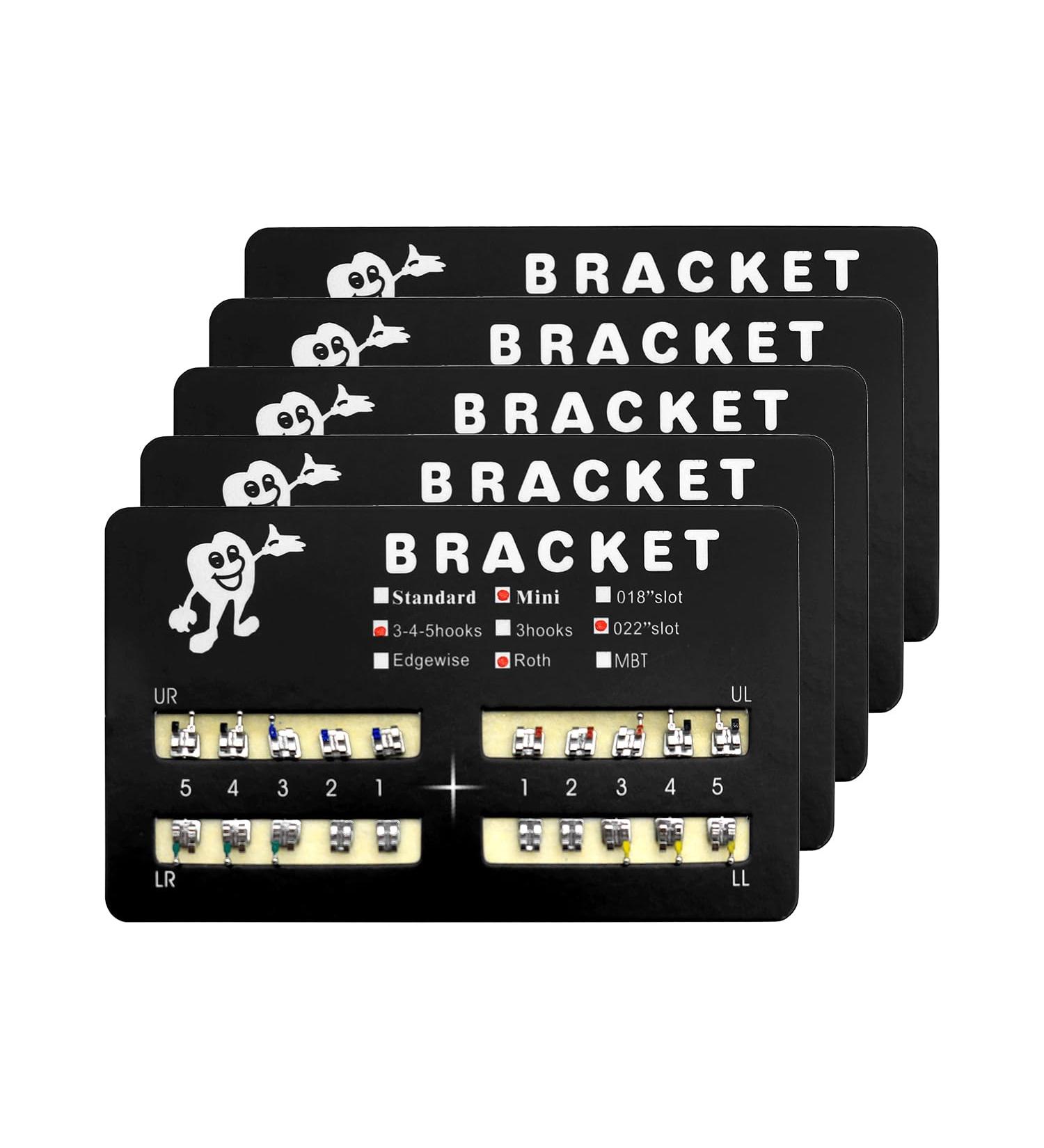 SEAVERRS 100pcs/Pack 022 Slot Bondable with Hook on 345 Teeth Model Mini Roth Brackets Roth 5 pieces per pack 20 pieces per pack. (5 pcs) - Buy Online on GoSupps.com