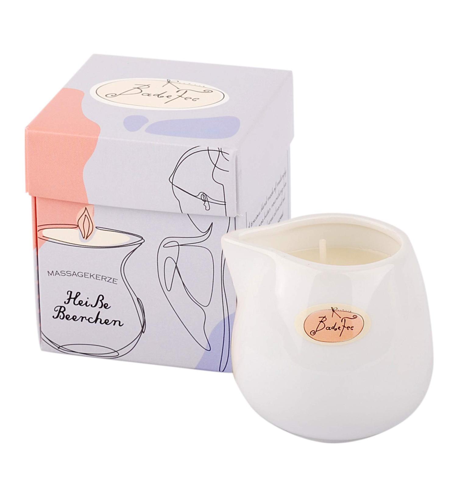 BADFEE Massage Candle - Sensual Fruity Berry Scent | Natural Body Care & Massage Candle for Multiple Uses - International Shipping - Buy Online on GoSupps.com