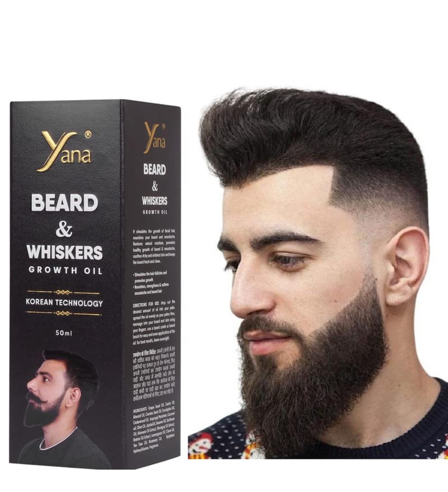  Yana Yana Beard Oil Growth For Men By Korean Technology - Buy Online on GoSupps.com