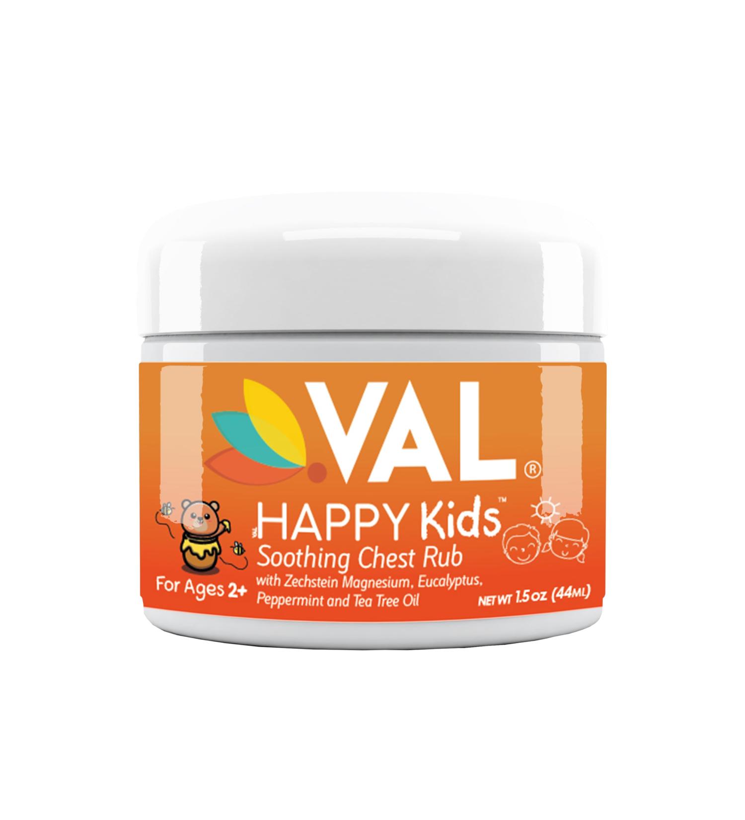 VAL Happy Kids Chest Rub 1.5oz - Soothing Relief for Kids | Fast International Shipping - Buy Online on GoSupps.com