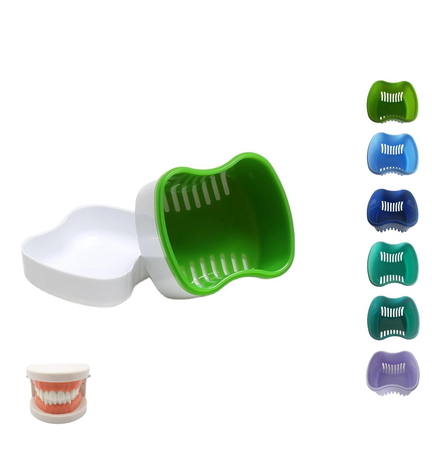 European Dental Retainer Box - Durable Denture Storage Solution in Fruit Green | International Shipping Available - Buy Online on GoSupps.com