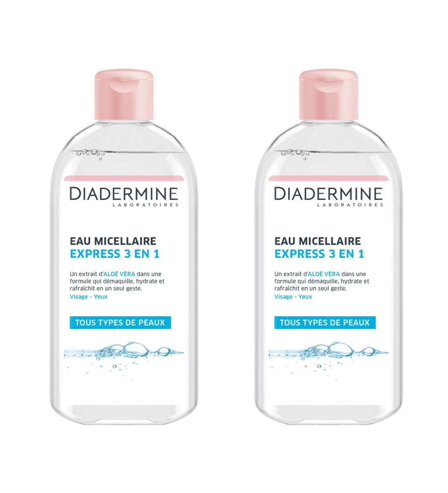 Diadermine - Express 3-in-1 Micellar Water 400 ml 2 pieces