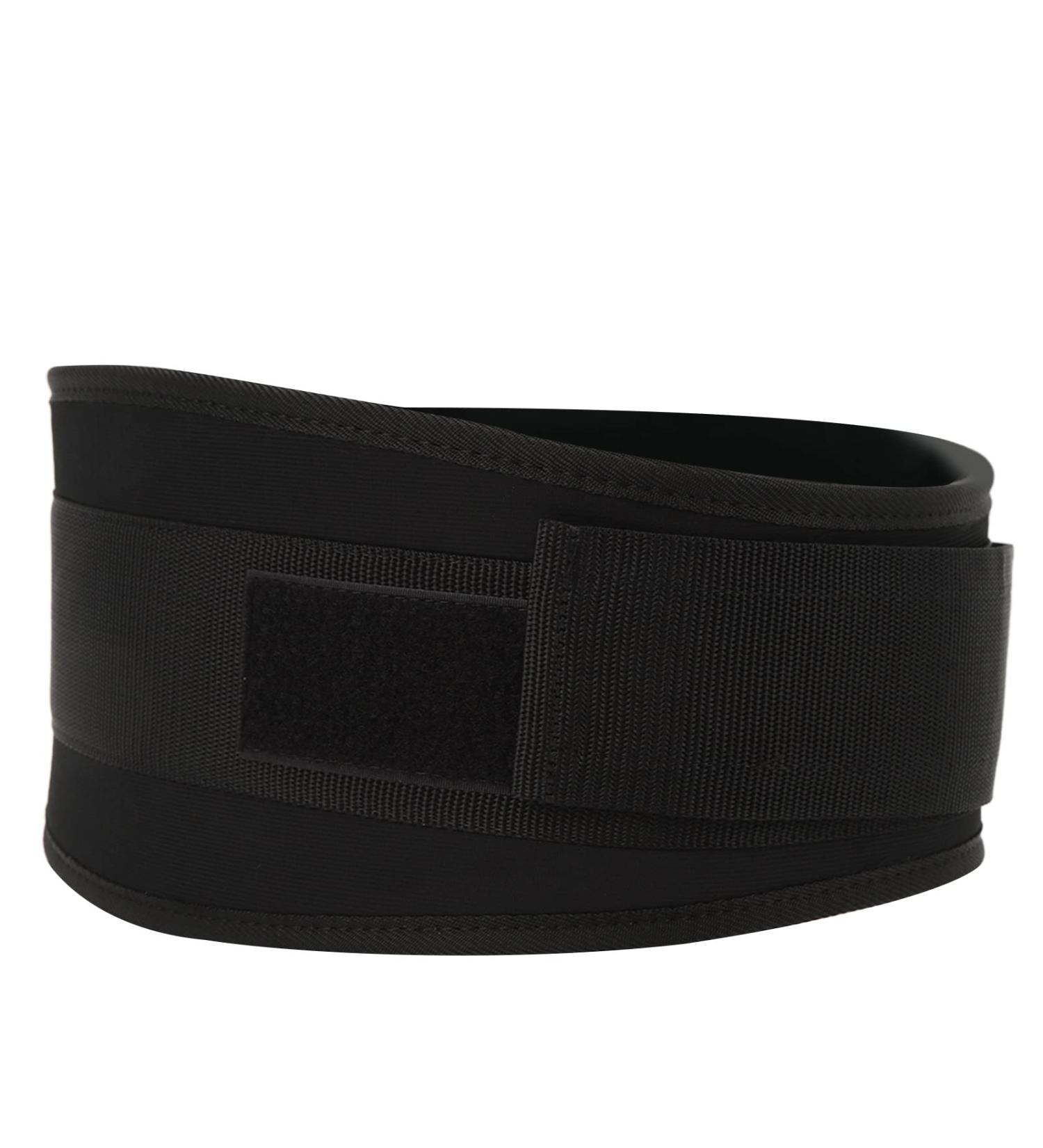 Adjustable Lumbar Support Belt for Back Pain Relief | Comfortable Waist Compression Brace for Sports | Breathable Black 38 Inches (M - Buy Online on GoSupps.com
