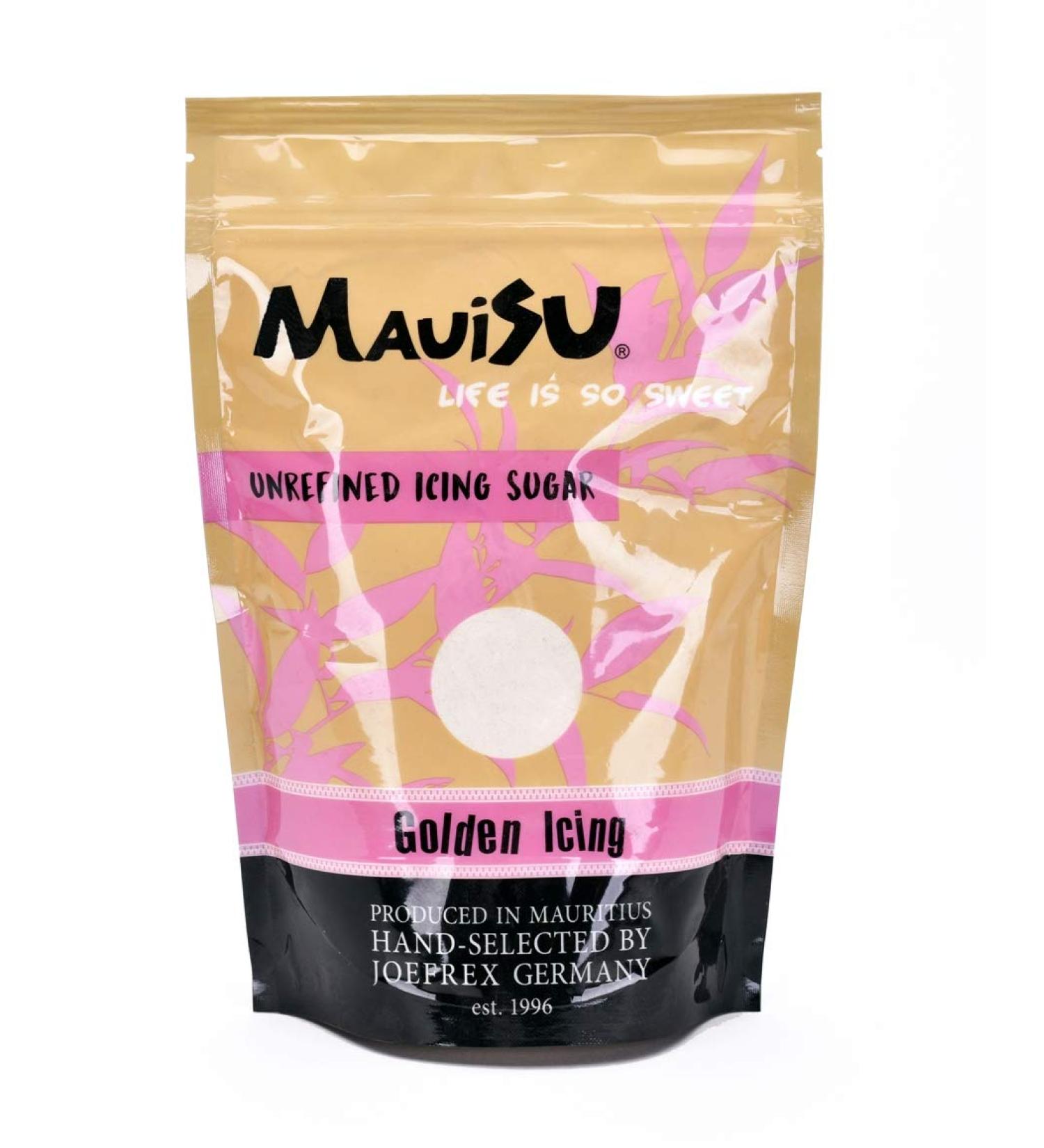 MauiSu - Powdered Sugar Golden Icing - unrefined golden powdered sugar 500g