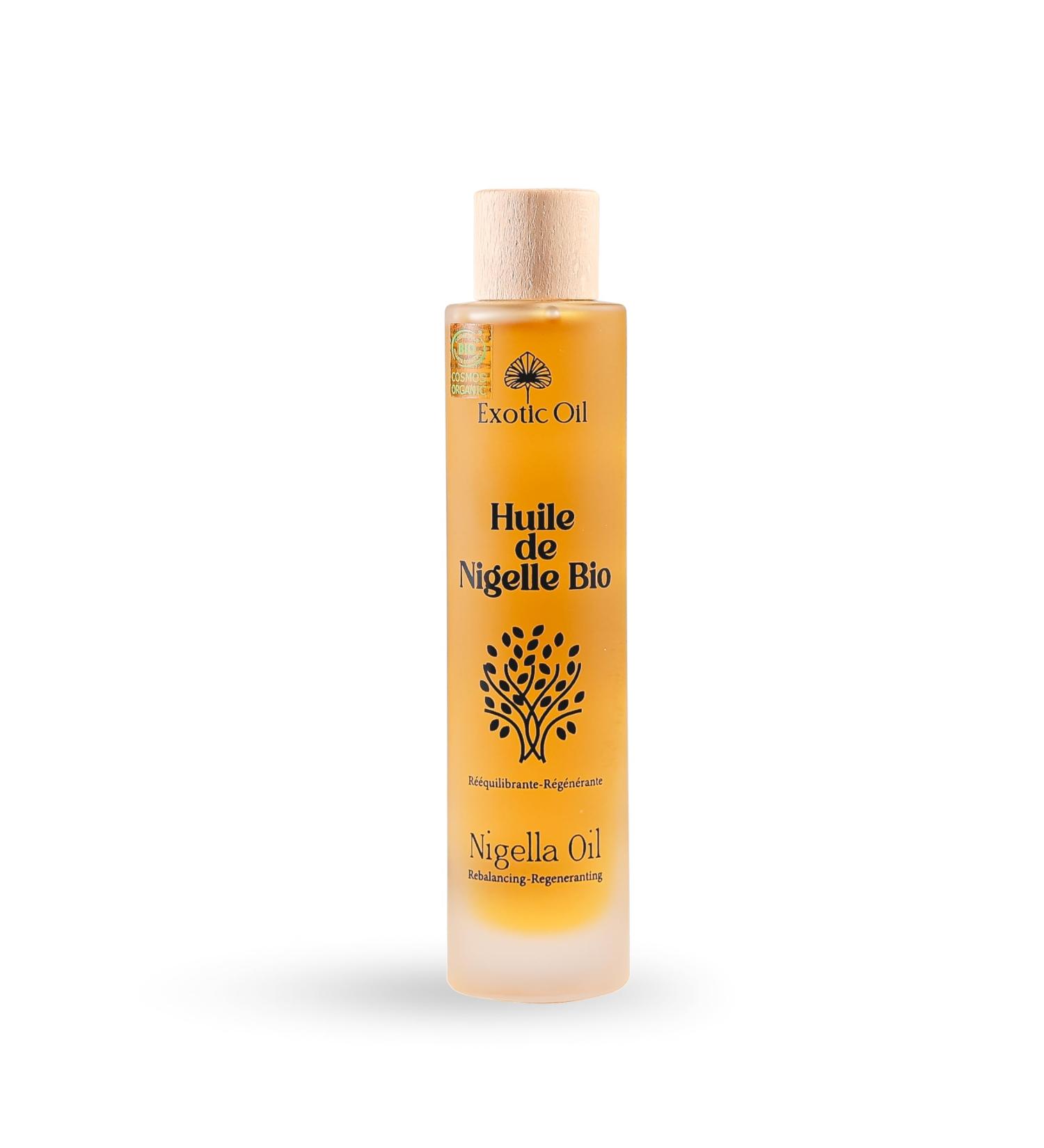  Exotic Oil Organic Black Seed Oil - Ecocert and Cosmos Organic Certified - Cold Pressed - 100% Pure - Natural Anti-Acne Treatment - Acne Treatment - Black Seed Oil - Luxury Soft Touch Bottle (50 ml) - Buy Online on GoSupps.com