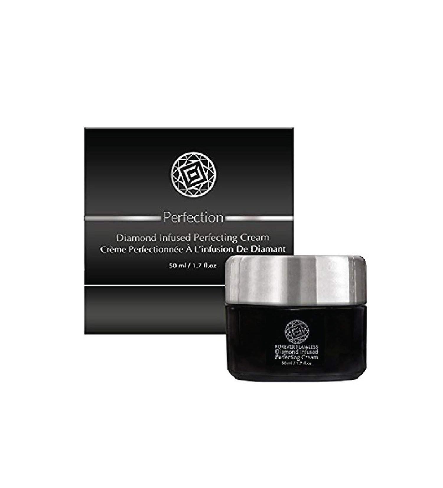 Forever Flawless Diamond Infused Perfection Cream - Anti-Aging Facial Moisturizer with Natural Diamond Powder & Active Charcoal | Wrinkle Reduction for Women - 40ml - Buy Online on GoSupps.com