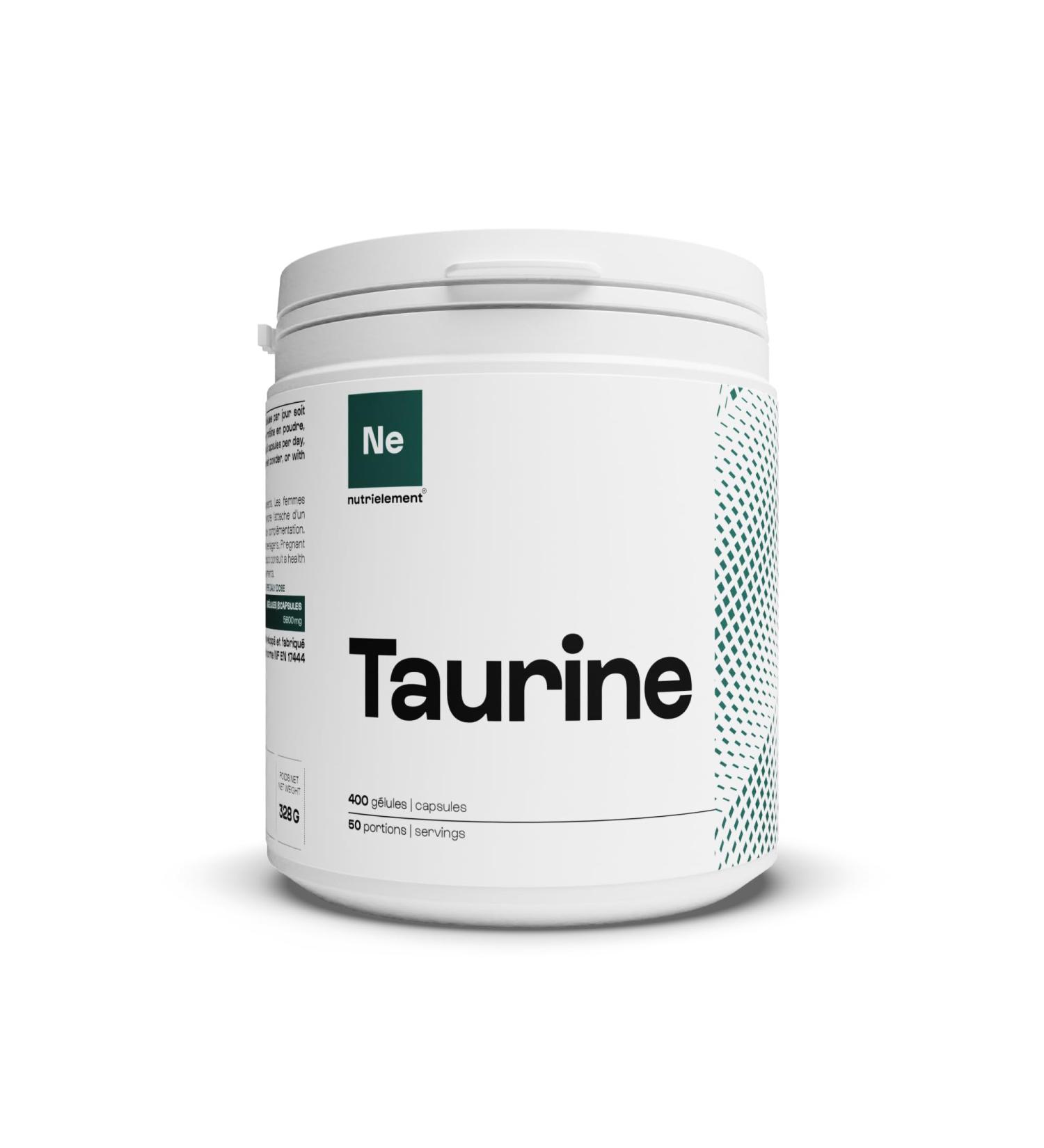 100% Pure Taurine | Sports Performance Sleep Improvement Vegetable Taurine Non-GMO Wellness & Sport | Nutrimuscle | 400 Capsules - Buy Online on GoSupps.com