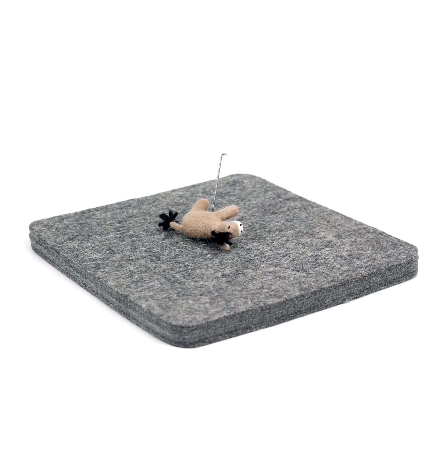 Hancool Large Eco-Friendly Needle Felting Pad - 12x12x1 Inch Thick Firm Wool Pressing Mat for DIY Crafts - Buy Online on GoSupps.com