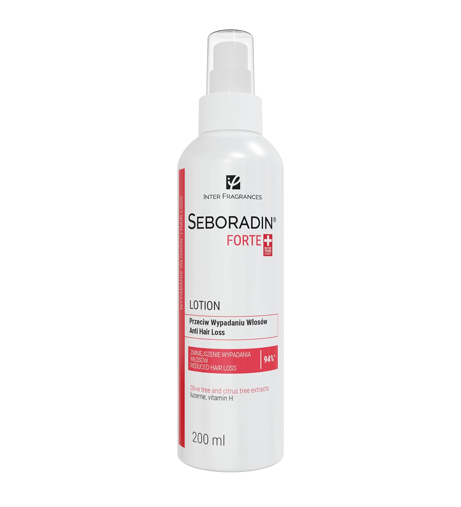 Seboradin Hair Loss Lotion for Men & Women - 200ml | Natural Extracts Vitamins and Scalp Care for Hair Growth - Buy Online on GoSupps.com