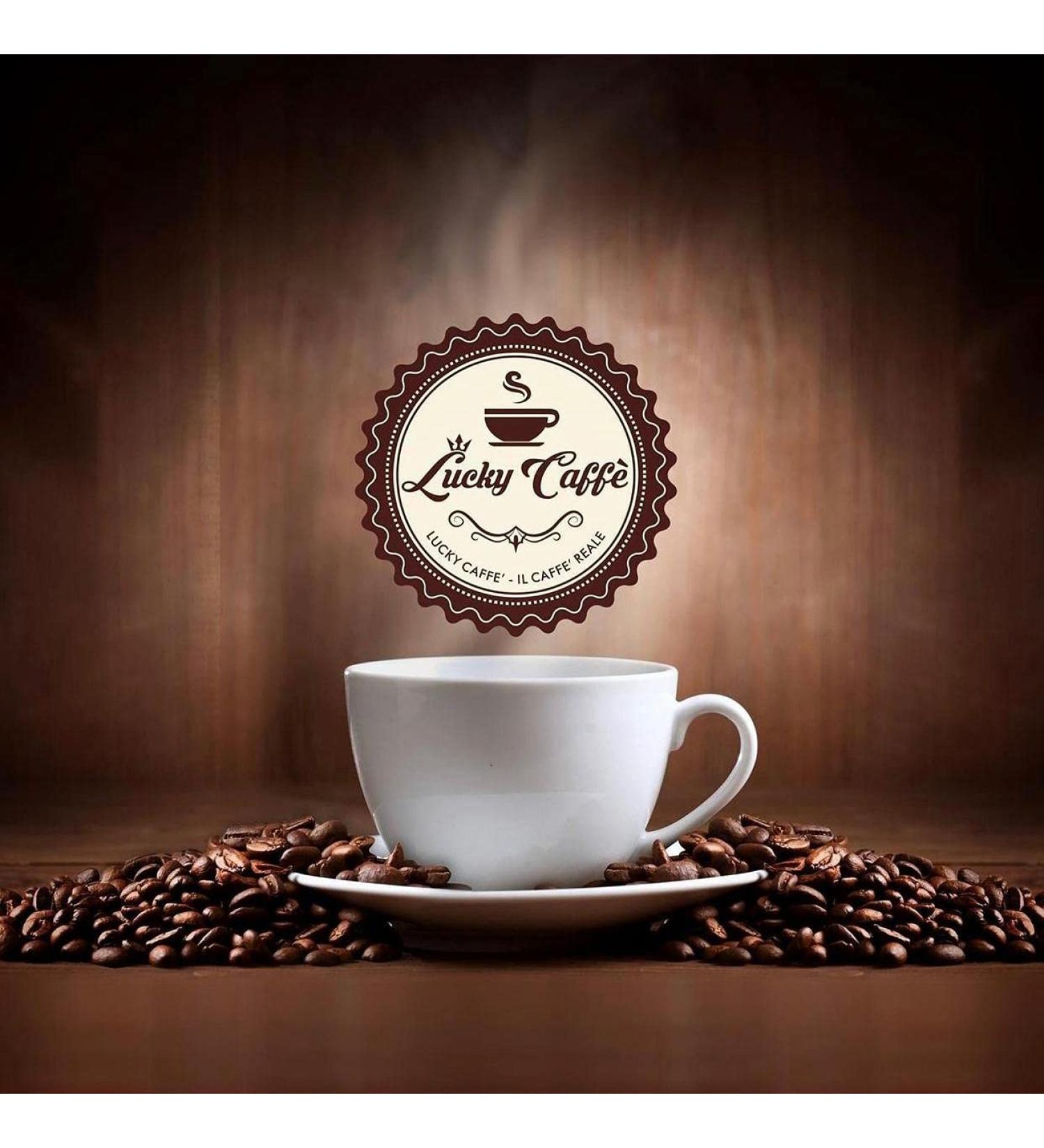  Lucky Caff 50 capsules - real coffee - Buy Online on GoSupps.com