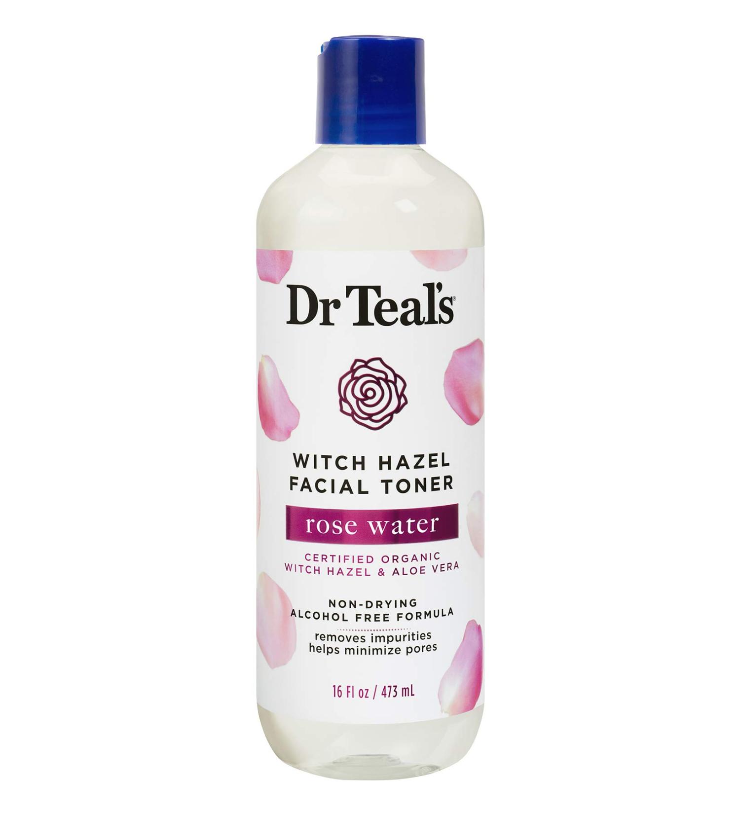 Teal s Witch Hazel Facial Toner Rose Water 16 fl. oz.