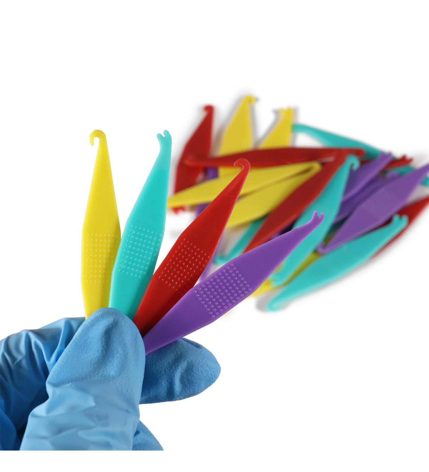 20P Braces Rubber Band Tool Dental Elastic Placers Disposable Plastic Orthodontic Placers