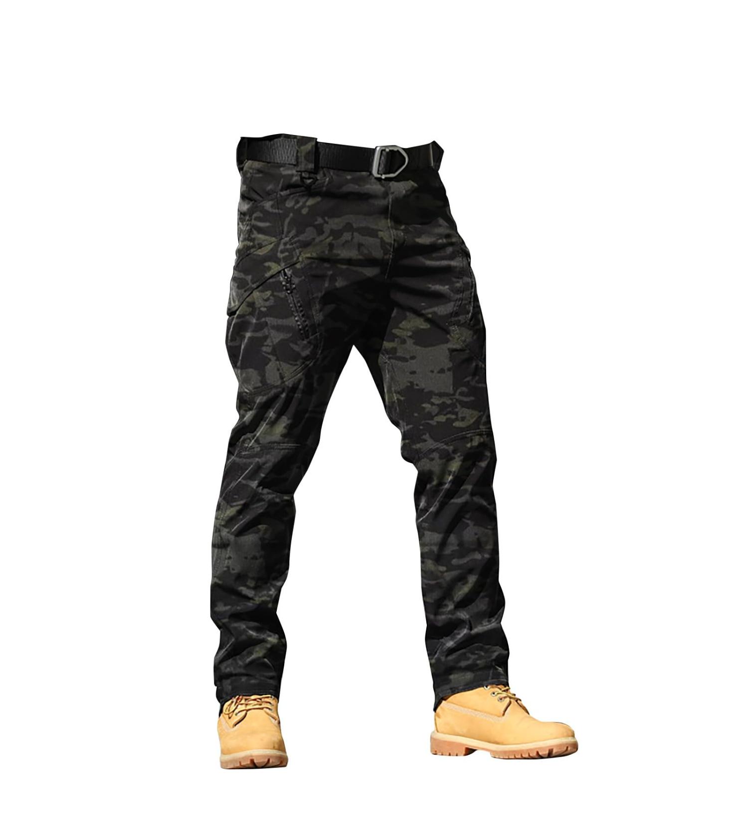 Buy Cargoose Men's Outdoor Stretch Denim Overalls - Waterproof Camouflage Large Pockets Dark Gray 3XL - Buy Online on GoSupps.com