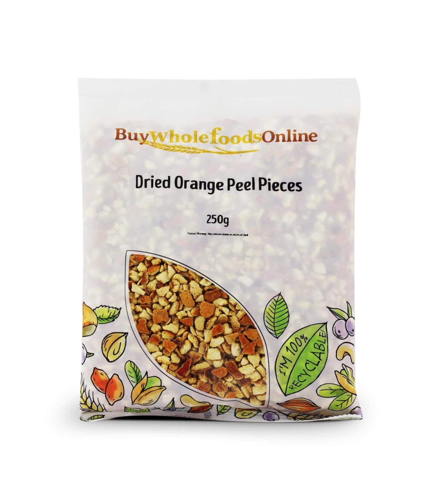 Dried Orange Peel Pieces 250g