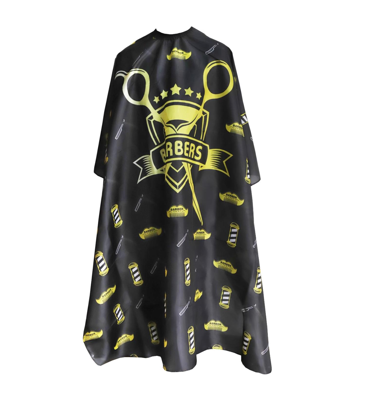 Buy Barber Cap Hairdressing Gown - Reusable Waterproof Hair Cutting Cape for Adults & Kids | Adjustable Collar Salon Apron - Buy Online on GoSupps.com
