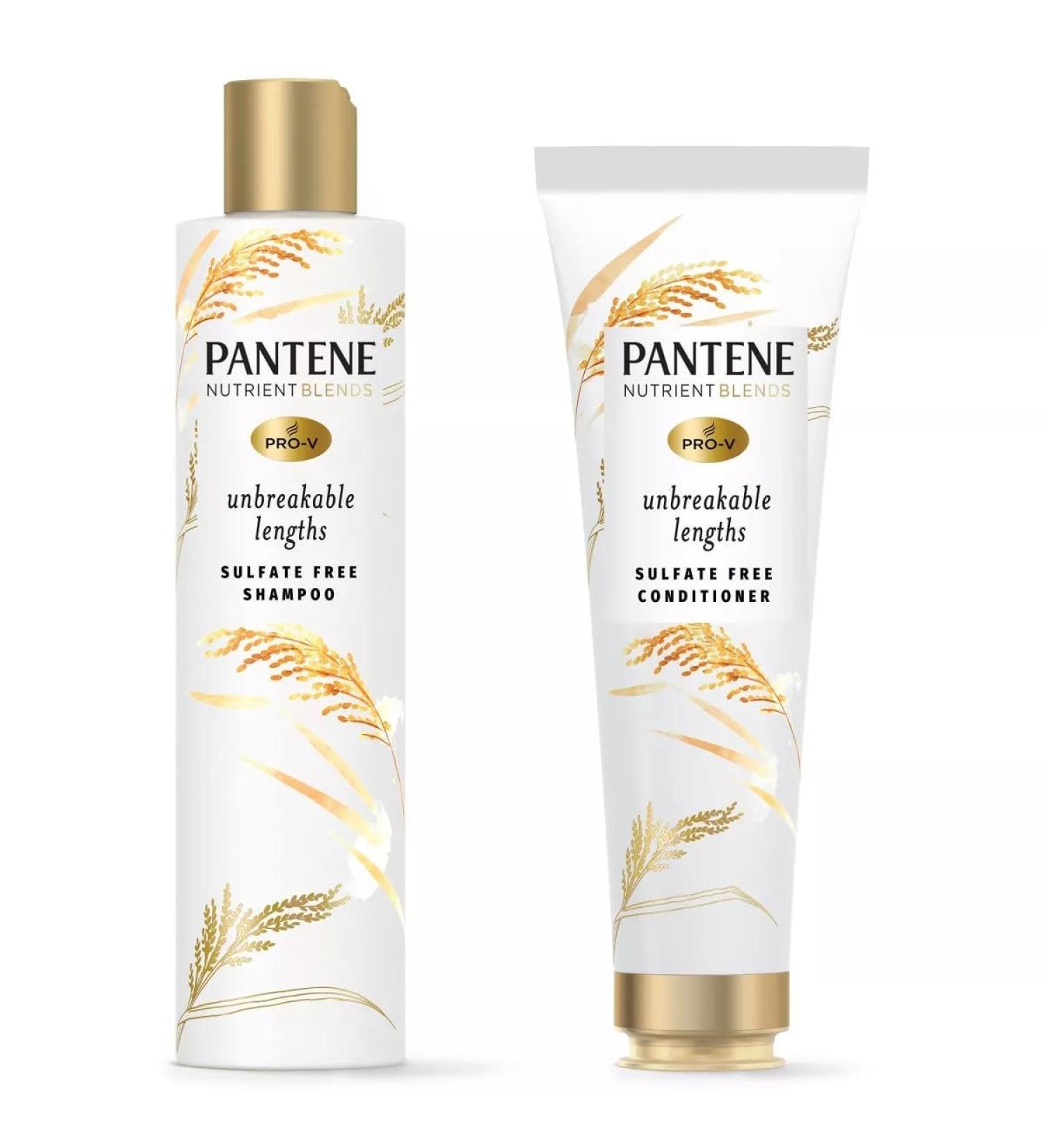 Pantene Nutrient Blends Unbreakable Lengths Shampoo and Conditioner Set