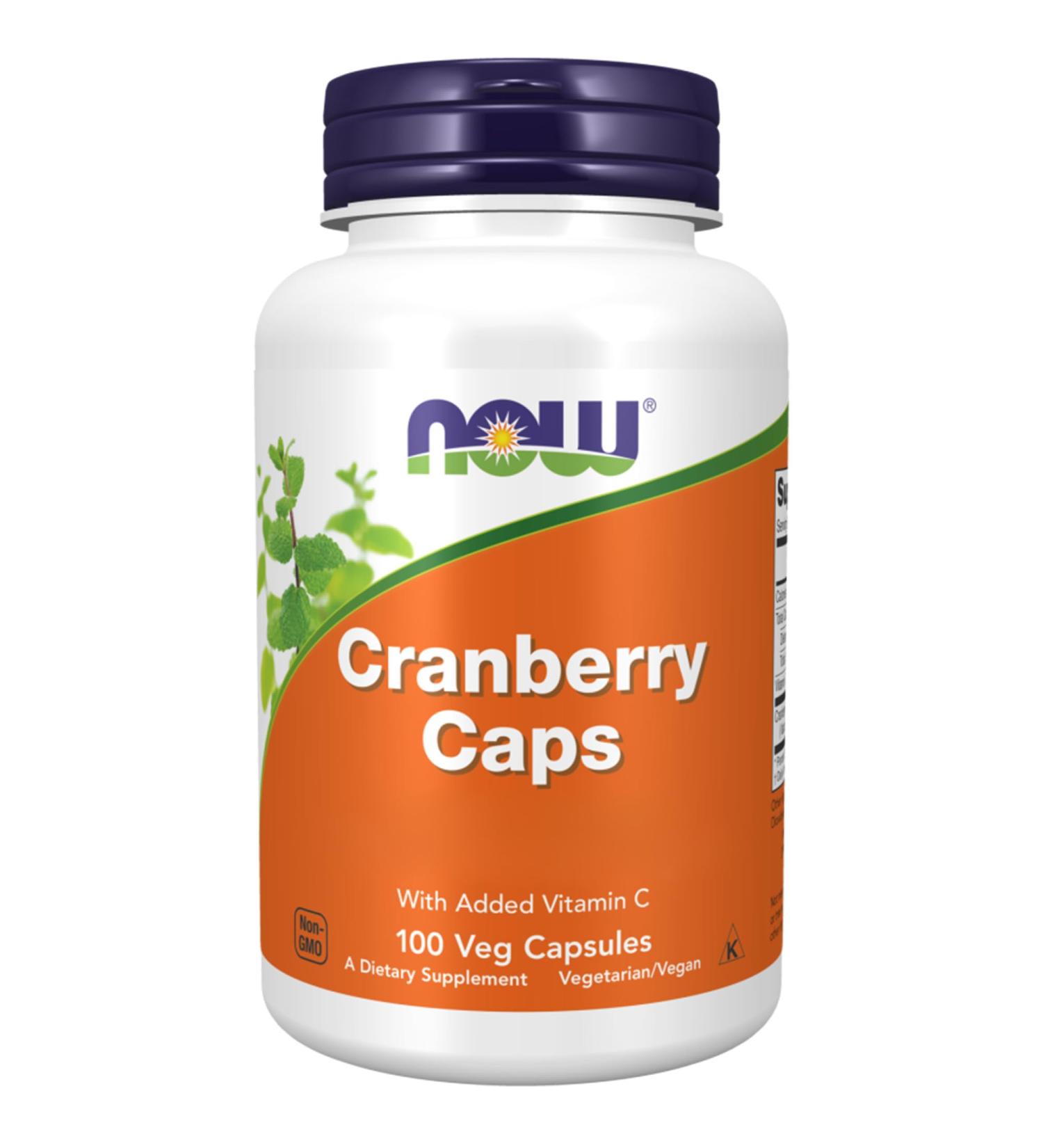 Now Foods Cranberry Caps Cranberry with Vitamin C High Dosed 100 Vegan Lab Tested Vegetarian Soy Free Gluten Free Non-GMO - Buy Online on GoSupps.com