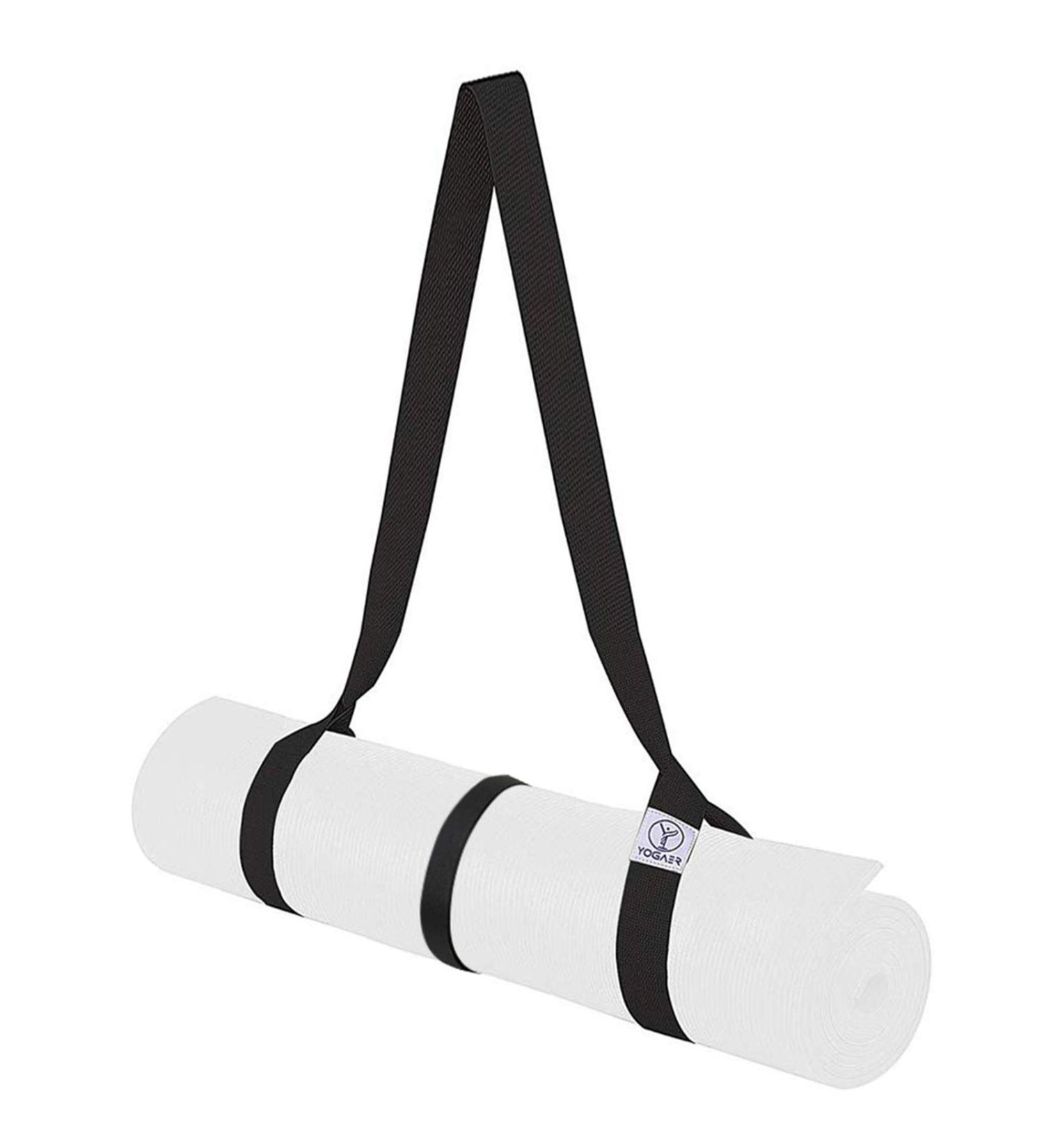 YOGAER Adjustable Yoga Mat Carrier Strap - Thick Sling for Large Mats & Stretching Band - Buy Online on GoSupps.com