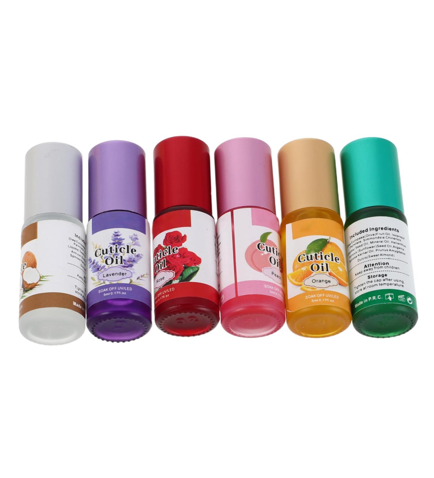6 Pi ces Cuticle Oil Roller Natural Fast Absorbing Hydrating Nail Care Oil For Damaged Cuticles And Thin Nails - Buy Online on GoSupps.com