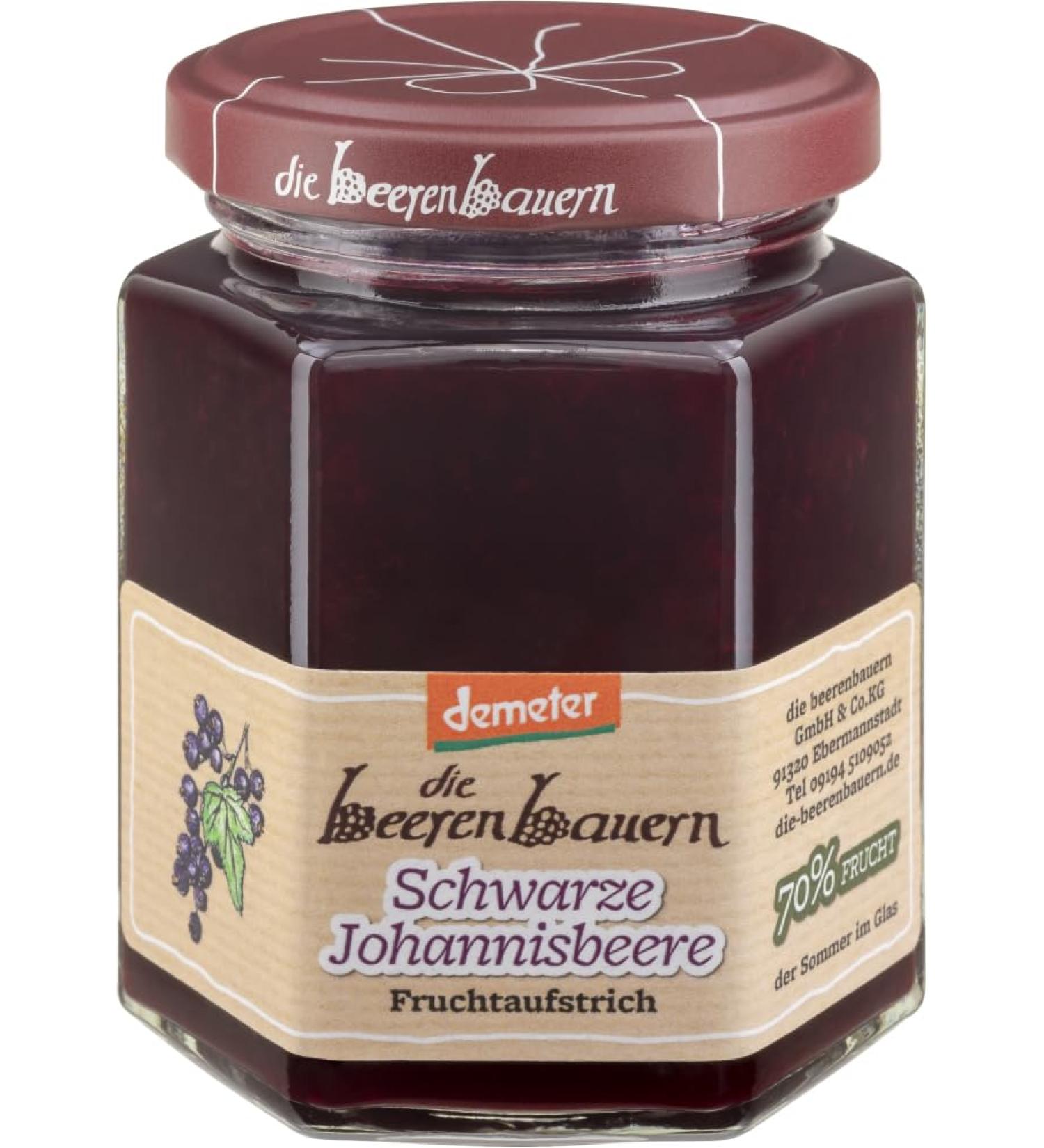 Die Beerenbauern Organic Black Spread (2 x 200 g)