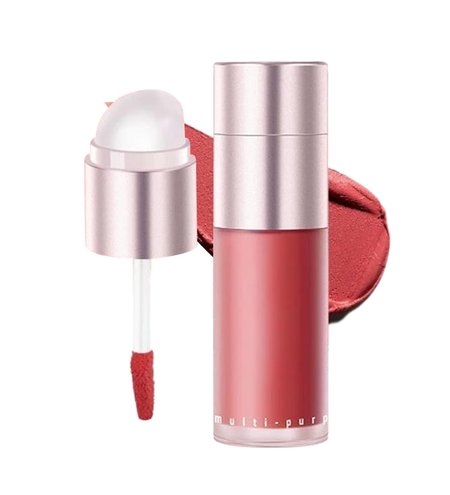 Cream Blush Lip And Stick Liquid Eyeshadow Long Lasting Makeup Lipstick for Women Girls Eye Lip School Office Travel Holiday Party Birthday Christmas 4 - Buy Online on GoSupps.com