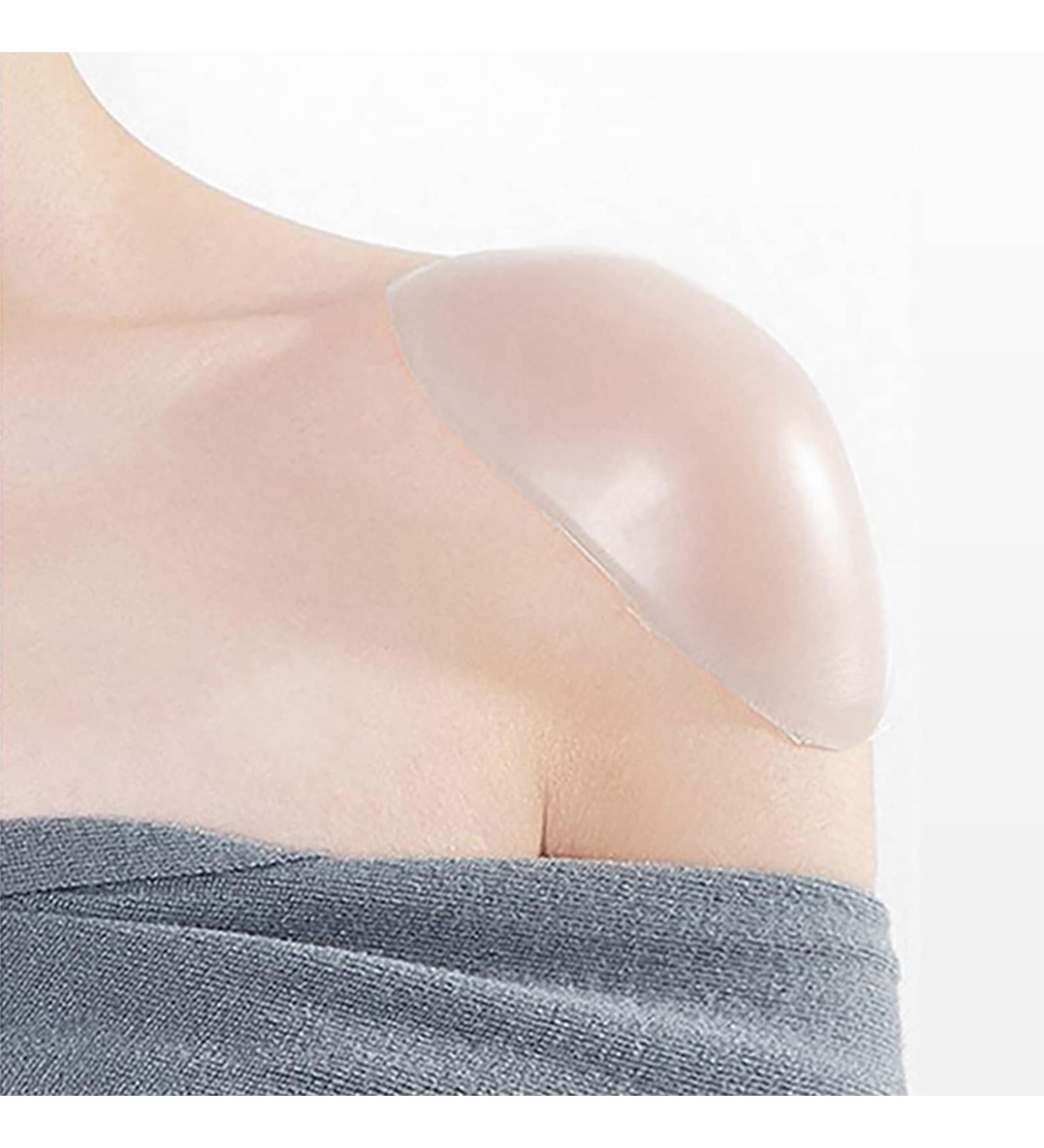 Kootinn Silicone Shoulder Pads for Women's Clothing - Anti-Slip, Push-Up, Invisible, Breathable Enhancers (Transparent) - Reusable - Buy Online on GoSupps.com