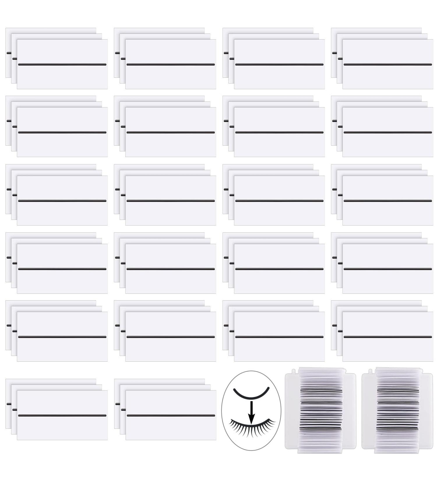 Buy 100 Pieces Self Adhesive Lash Strips & Eyelash Glue - Perfect for False Lashes & Makeup Extensions - International Shipping Available - Buy Online on GoSupps.com