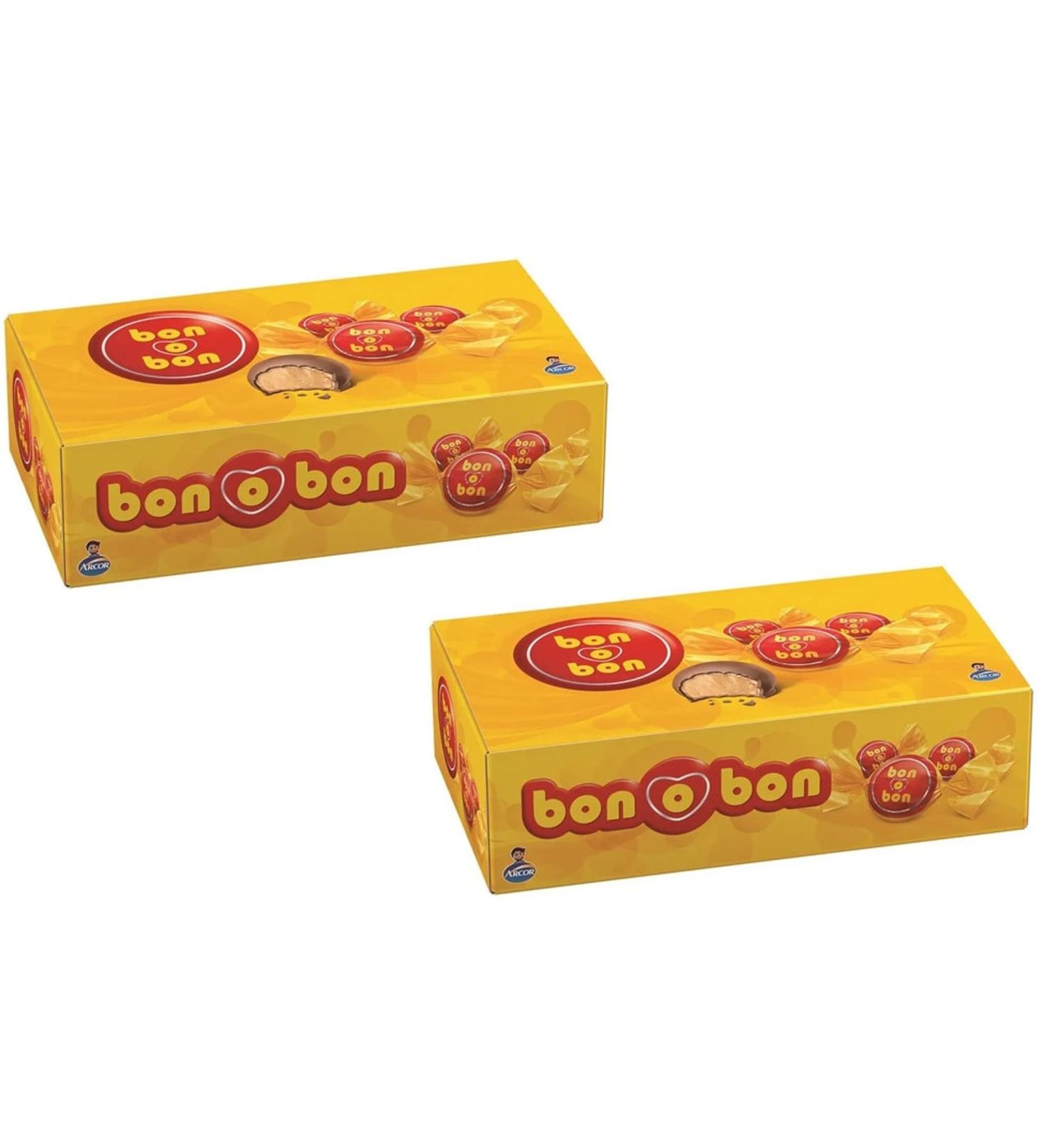 Bon O Bon Bonbons with Peanut Cream Filling and Wafer 450 Grs.Two Pack 15.87 Ounce (Pack of 1)Two Pack - Buy Online on GoSupps.com
