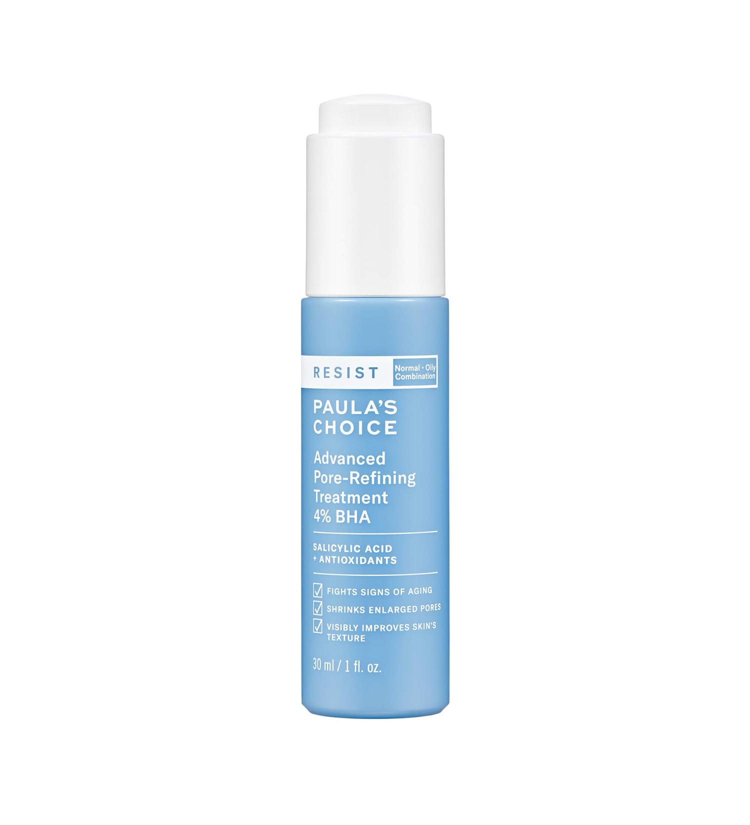 Paula's Choice RESIST Advanced Pore Refining Treatment 4% BHA Serum - 1 Ounce - Buy Online on GoSupps.com